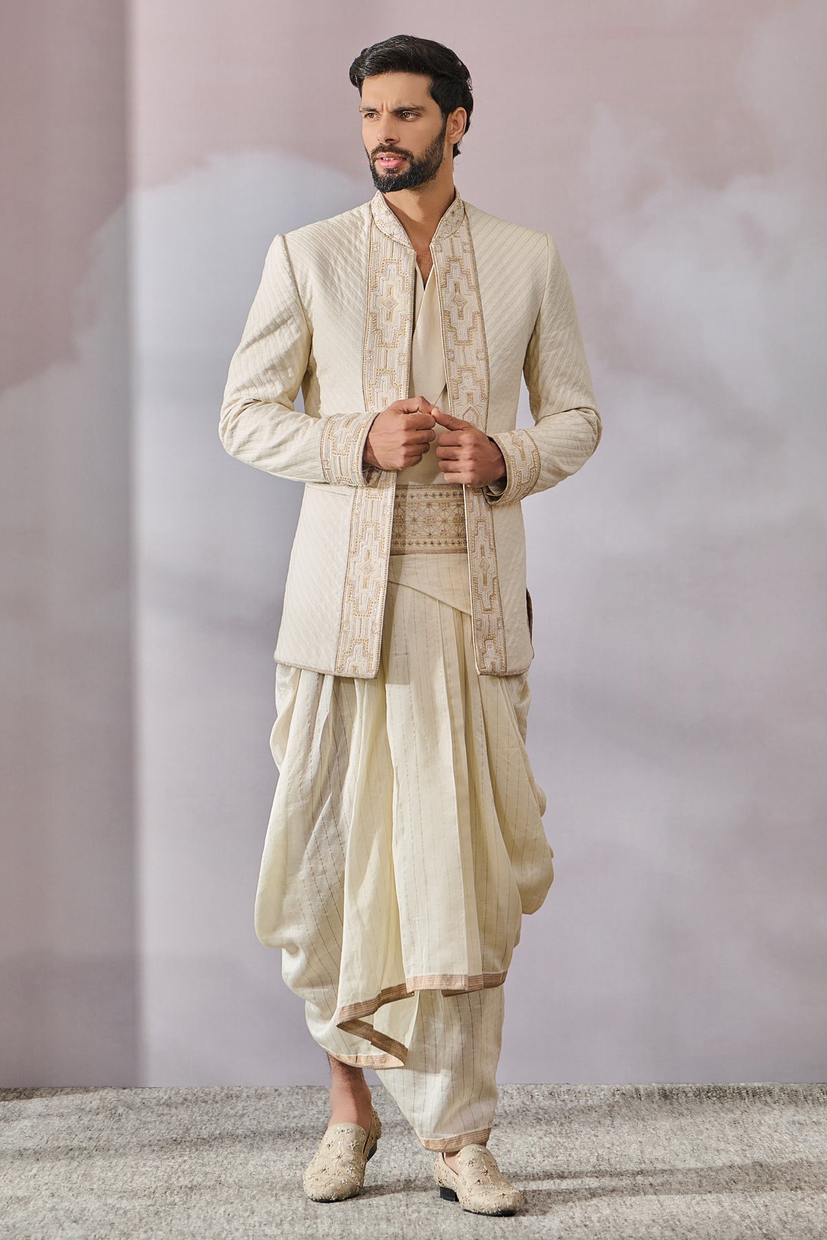 Bandgala Shirt Dhoti