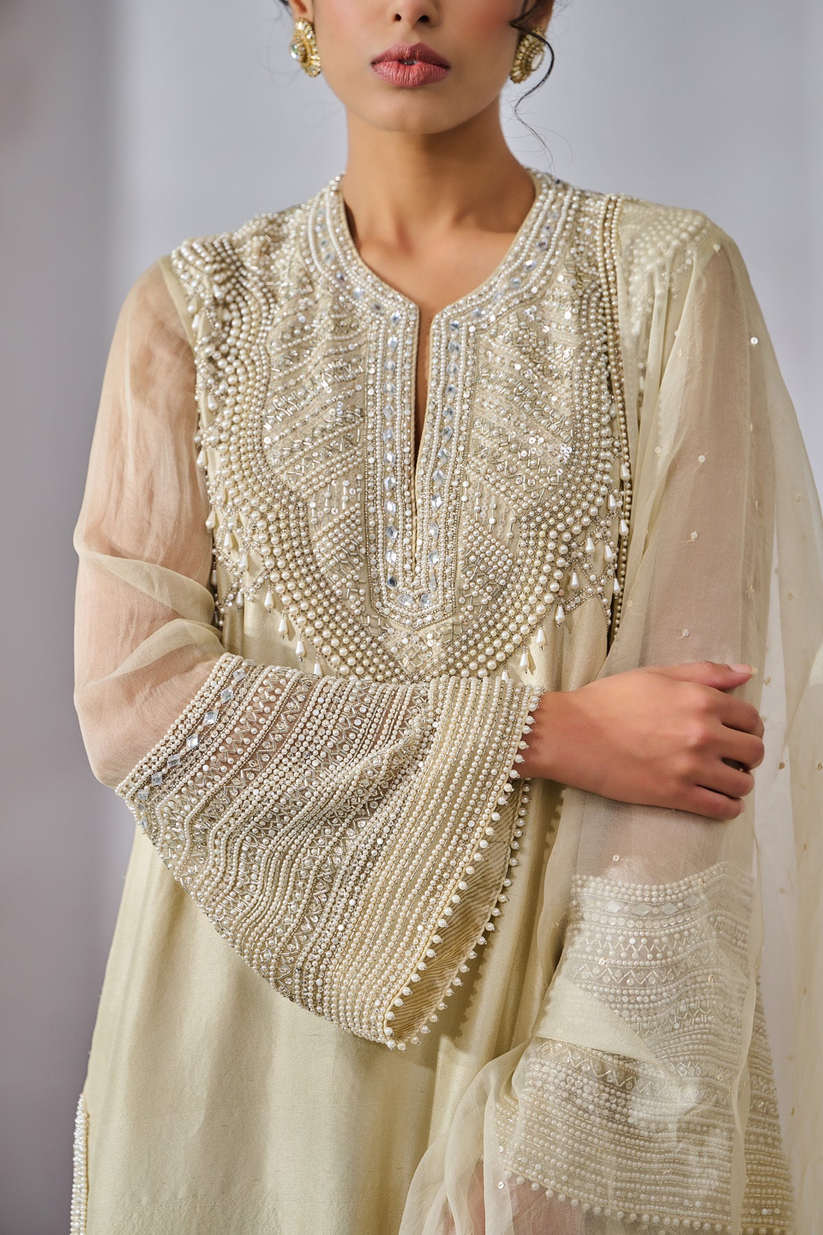 SOL Kurta Trousers Dupatta
