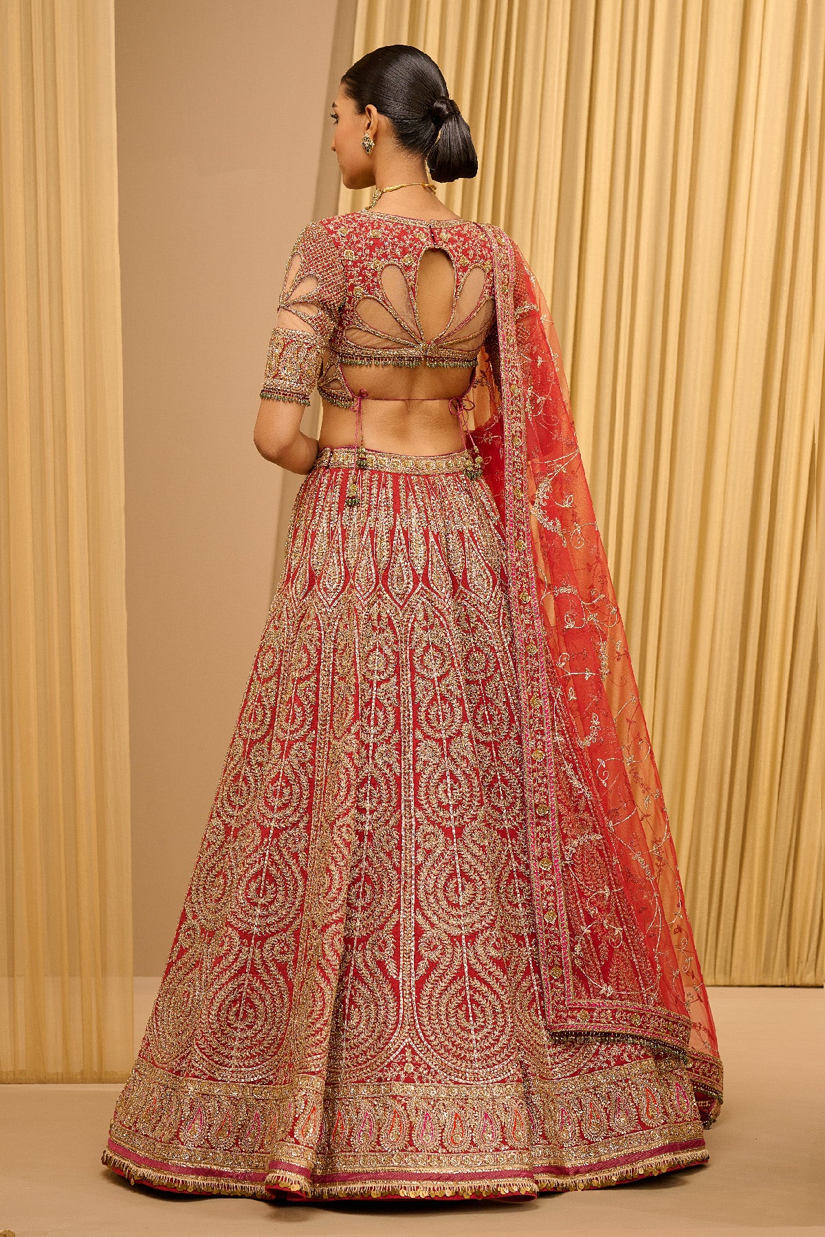 Classic Embroidered Bridal Lehenga