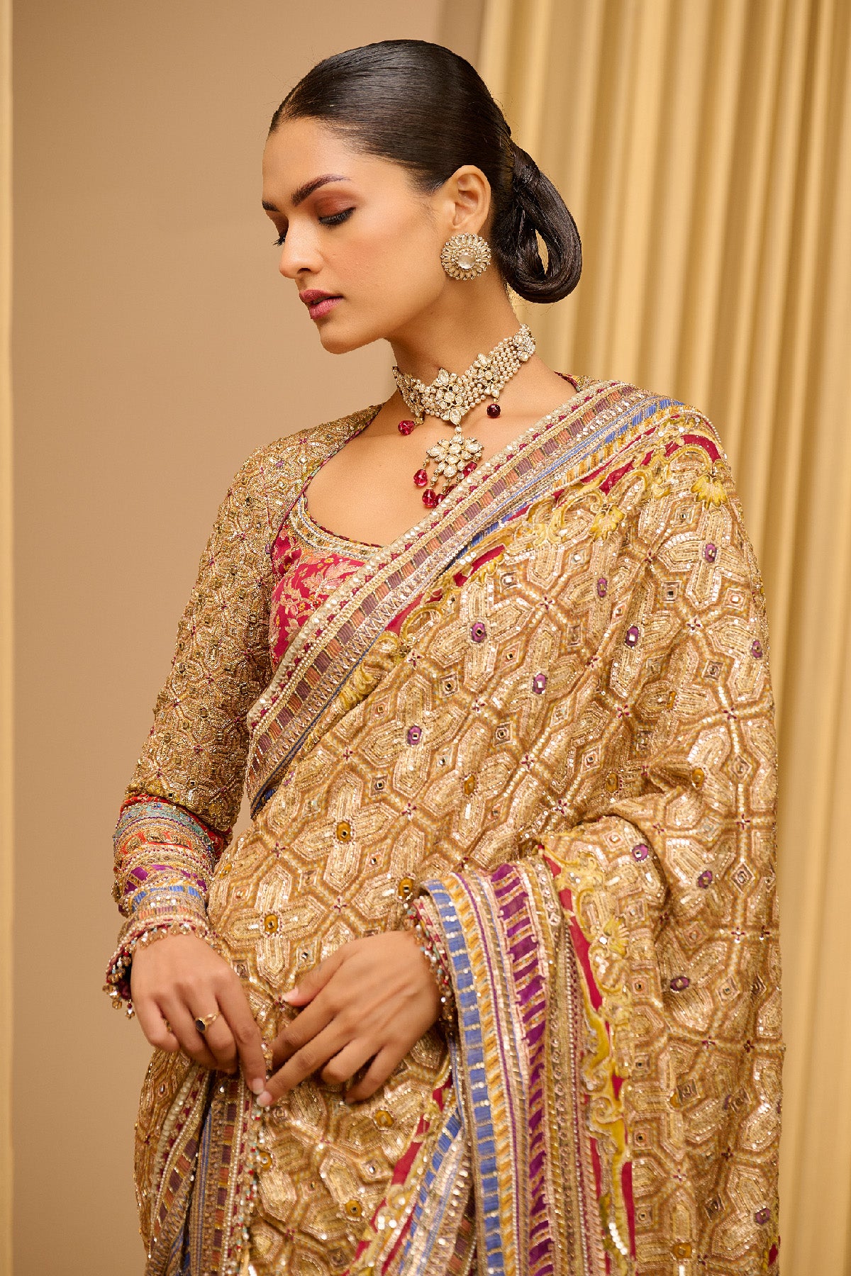 Signature Kashida Saree