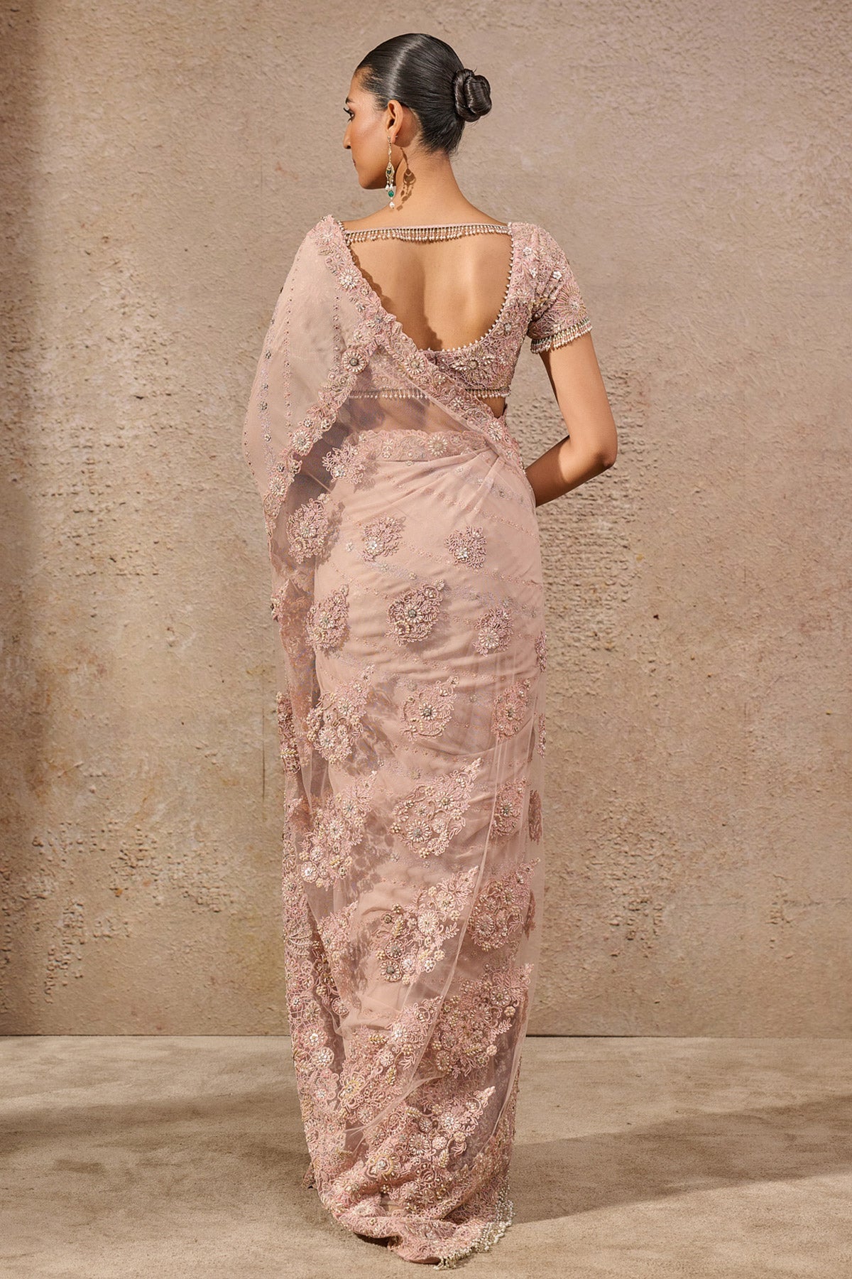 Hand Embroidered Saree