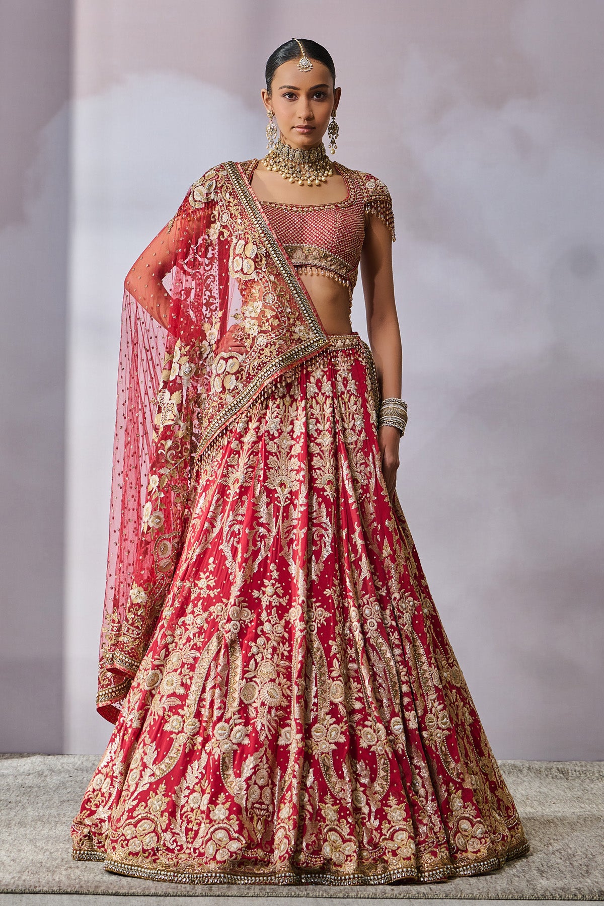 Blouse Dupatta Lehenga Veil