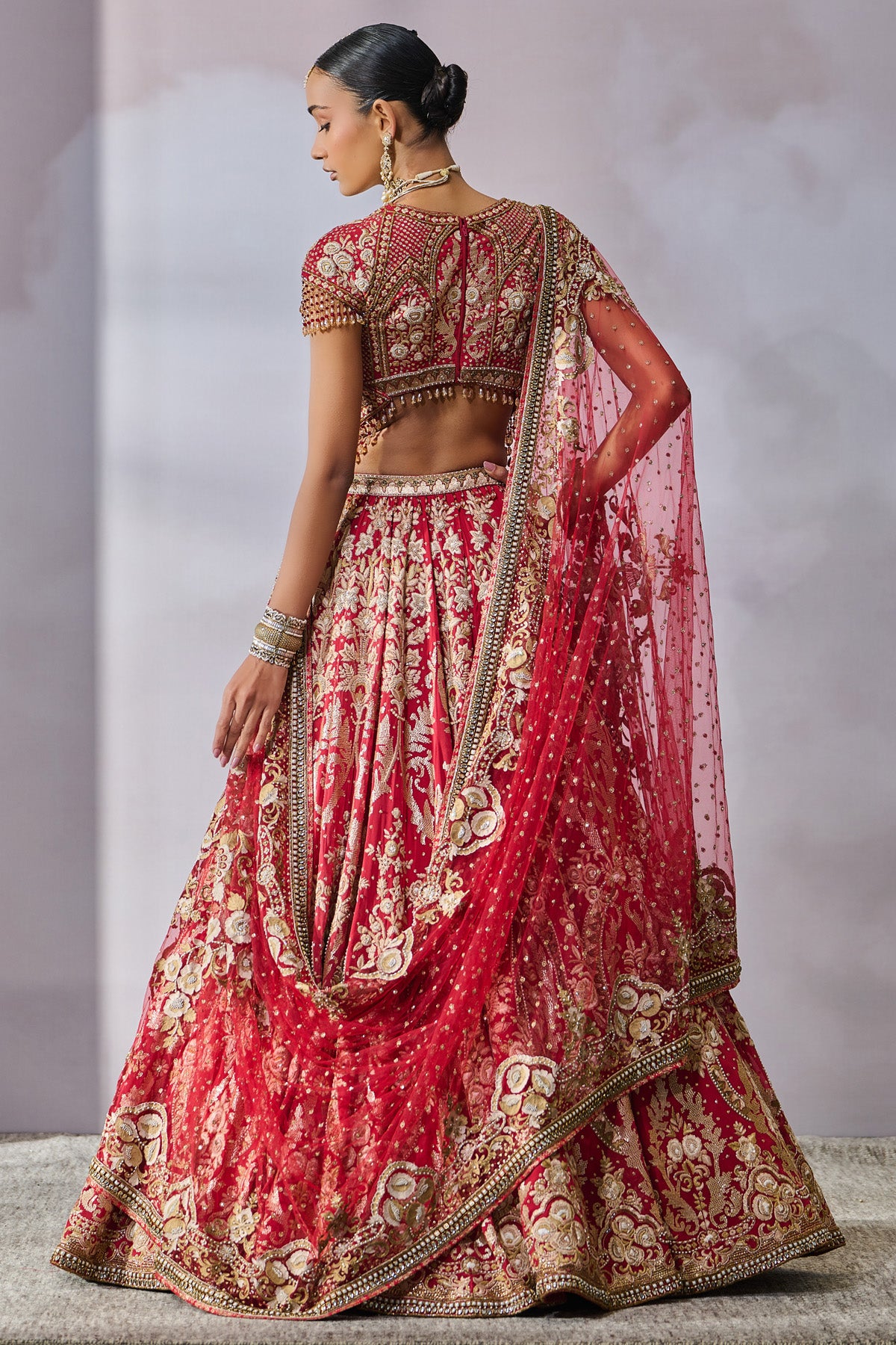 Blouse Dupatta Lehenga Veil