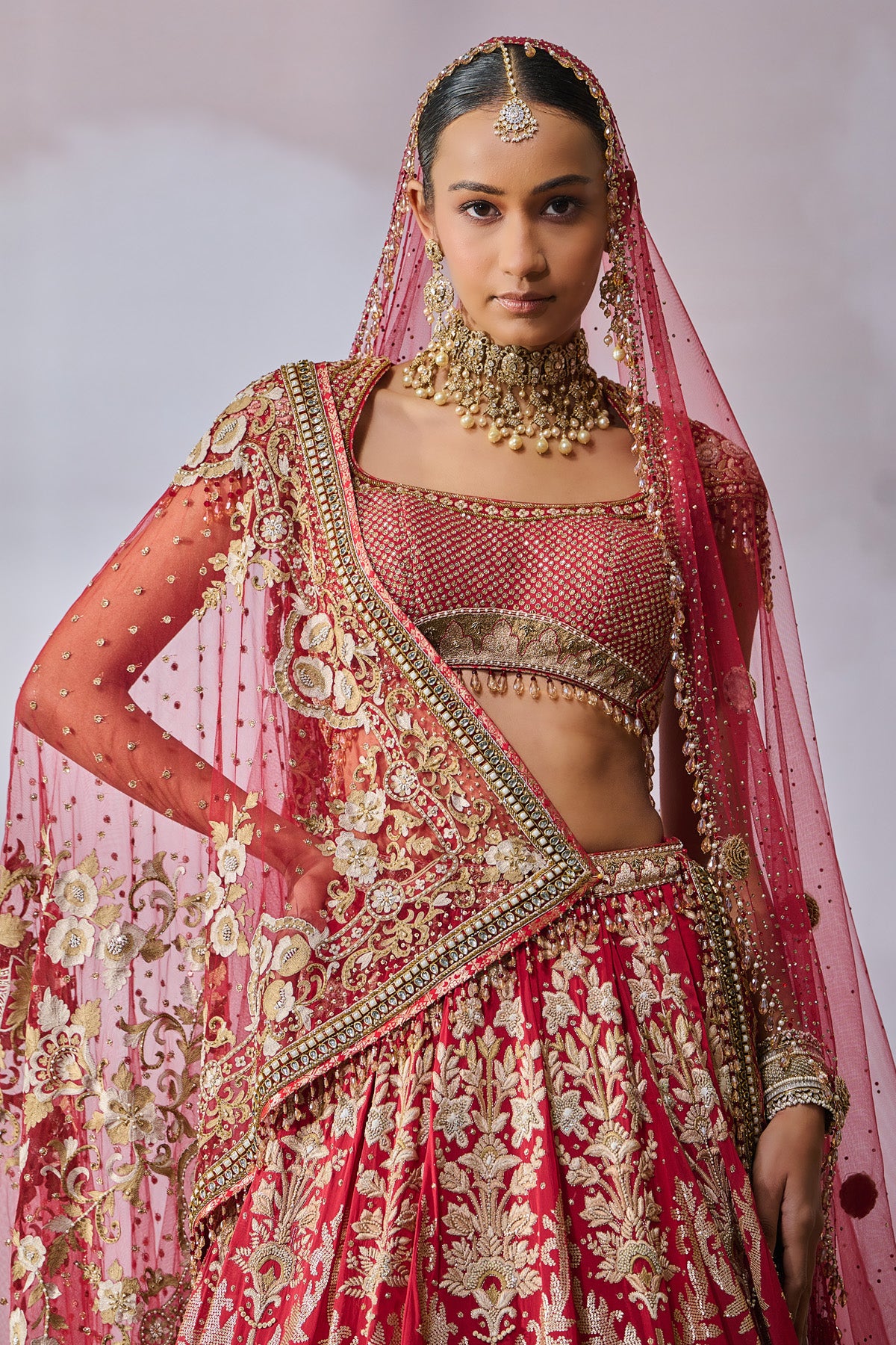 Blouse Dupatta Lehenga Veil