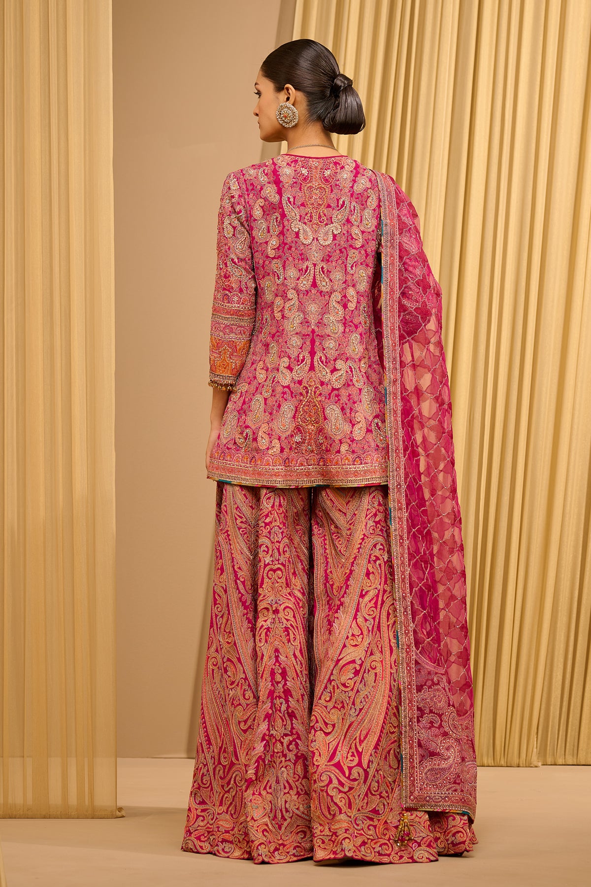Signature Hand Embroidered Kashida Sharara