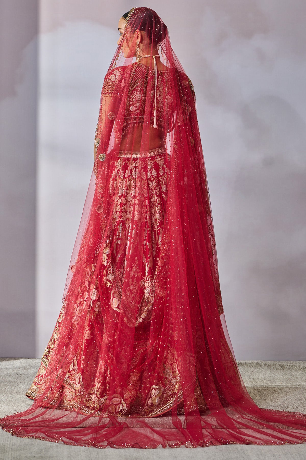 Blouse Dupatta Lehenga Veil