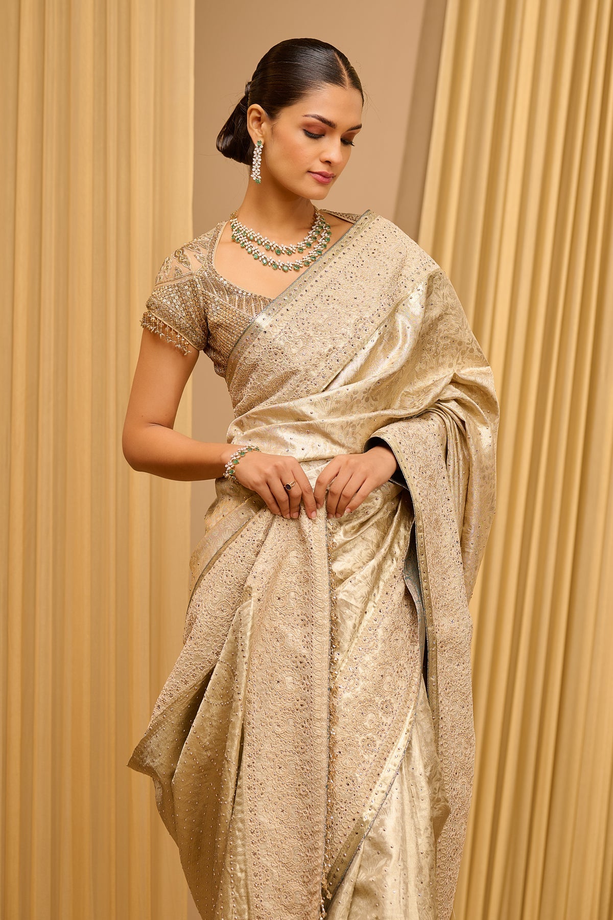 Classic Kanjeevaram Embellished Saree