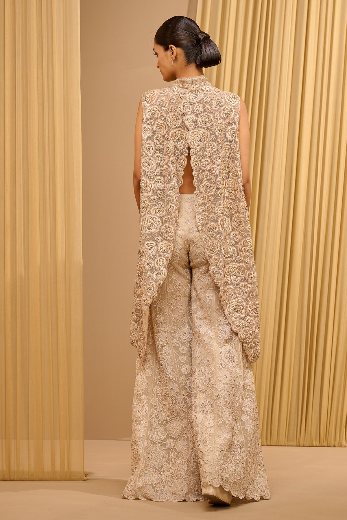 Floral⬠Embroidered⬠Sharara