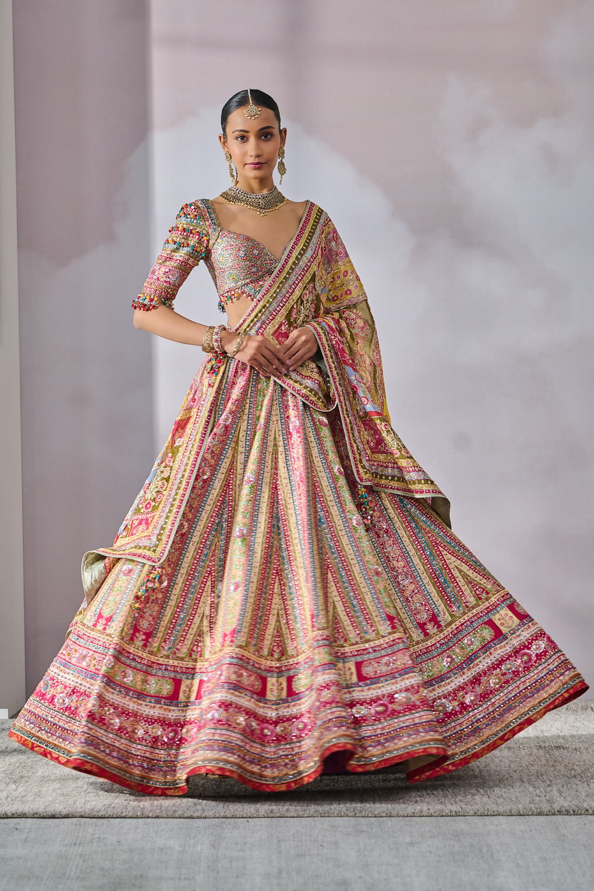 Blouse Dupatta Lehenga