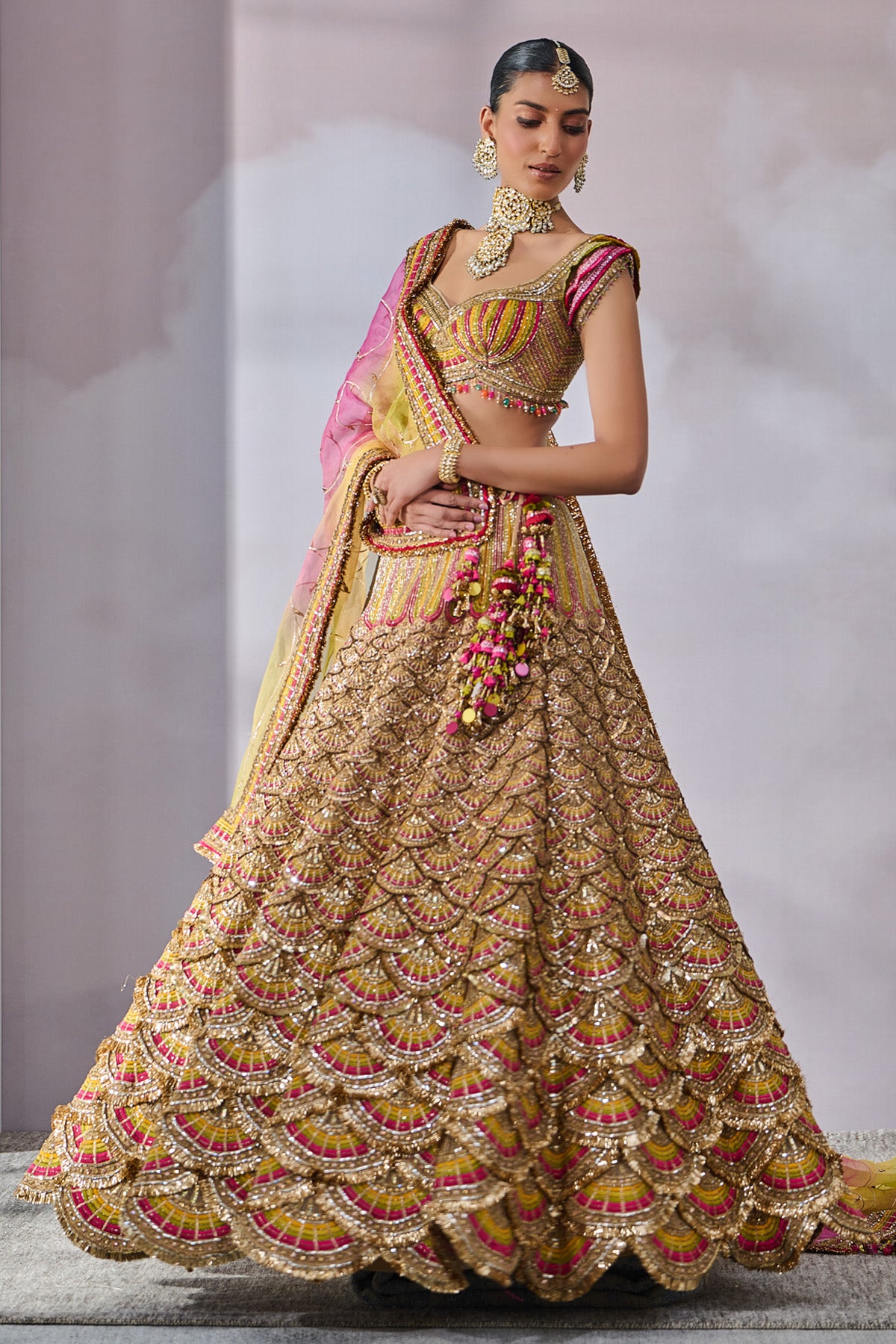 Blouse Dupatta Lehenga