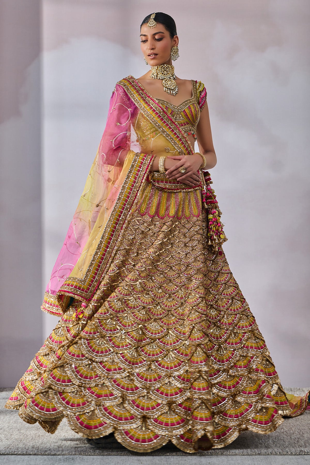 Blouse Dupatta Lehenga