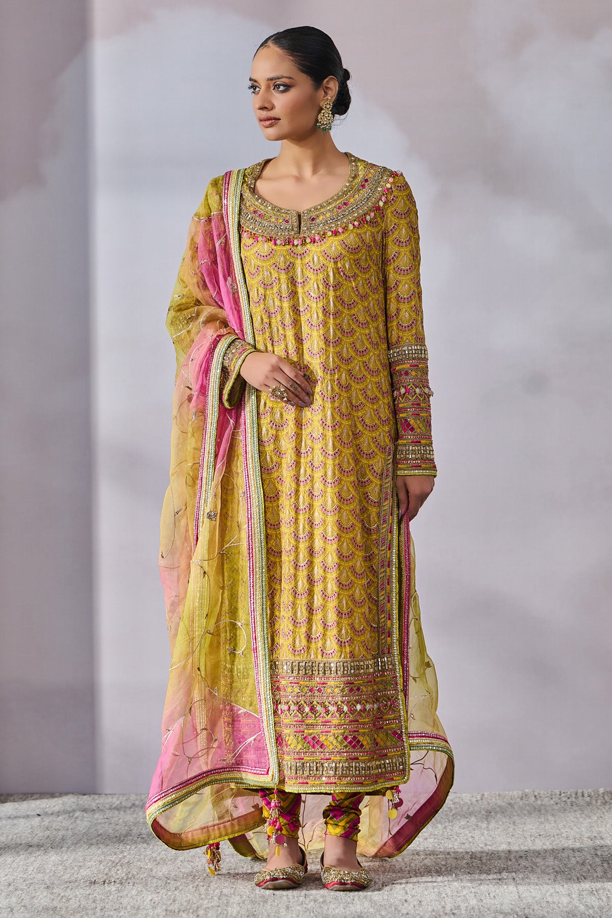 Churidar Dupatta Kurta