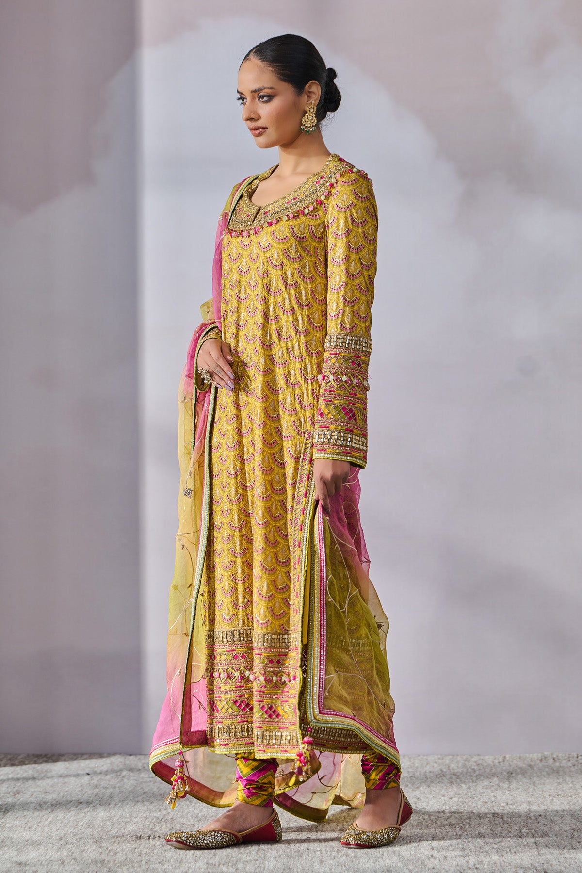 Churidar Dupatta Kurta
