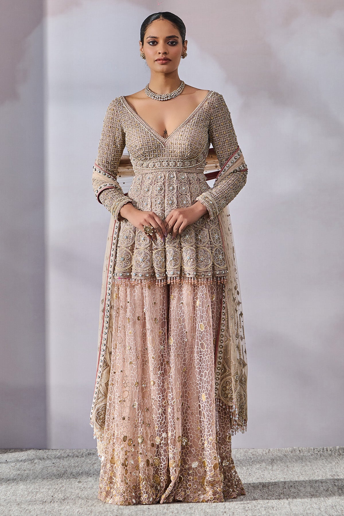 Dupatta Kurta Sharara