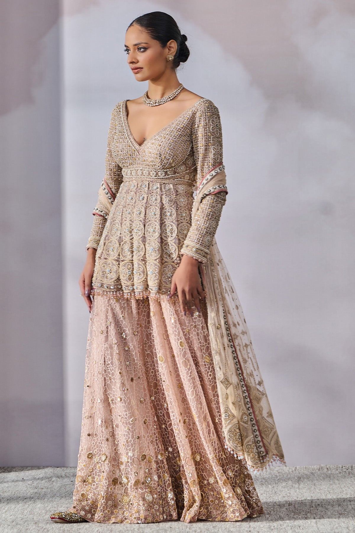 Dupatta Kurta Sharara