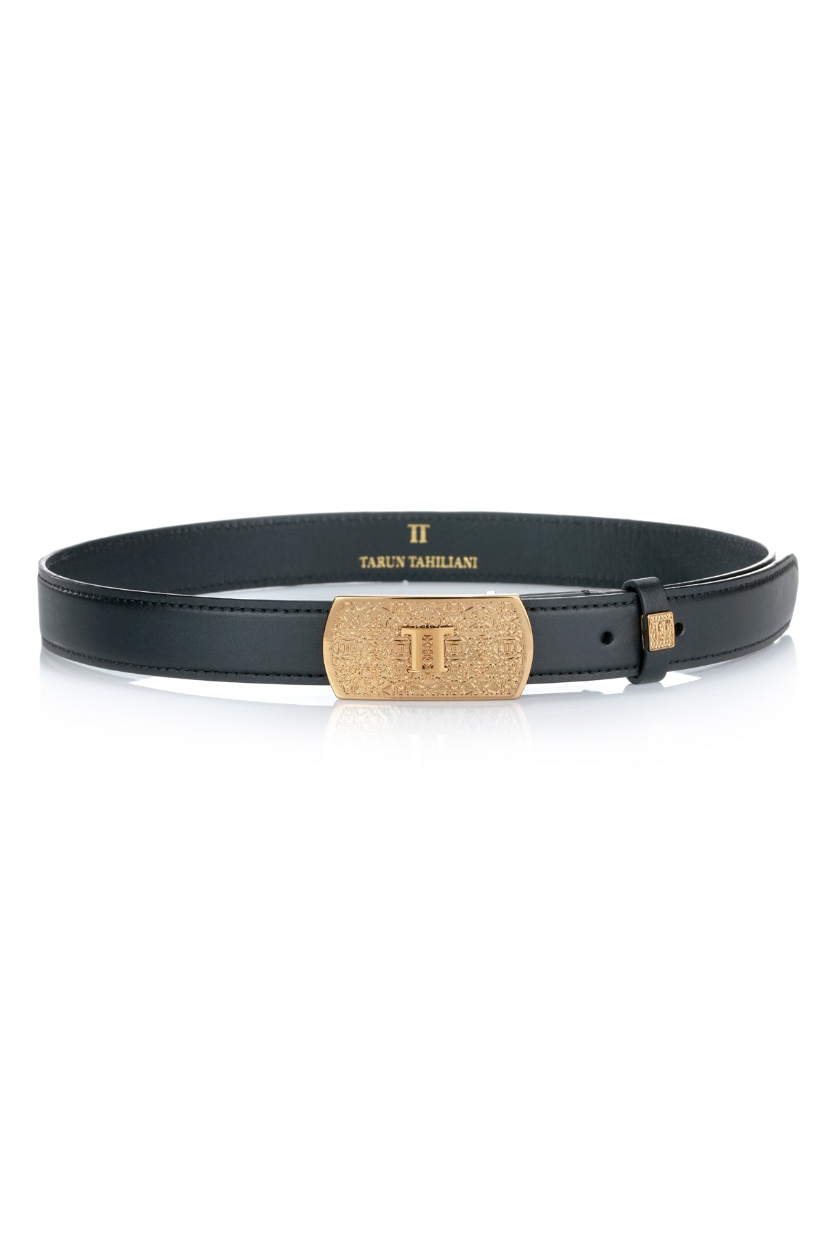 Classic Leather Monogram Belt