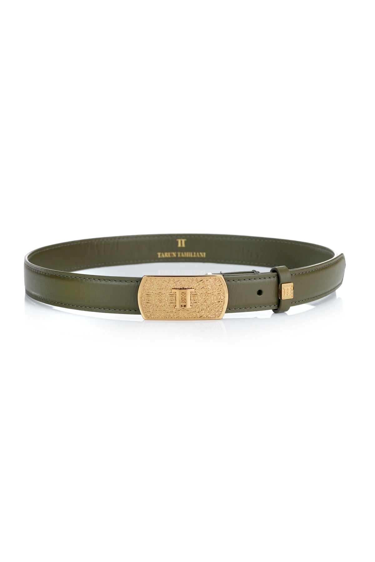 Classic Leather Monogram Belt