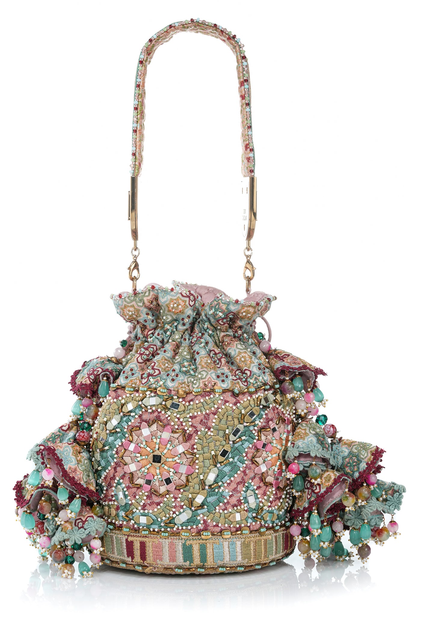 Embroidered Potli