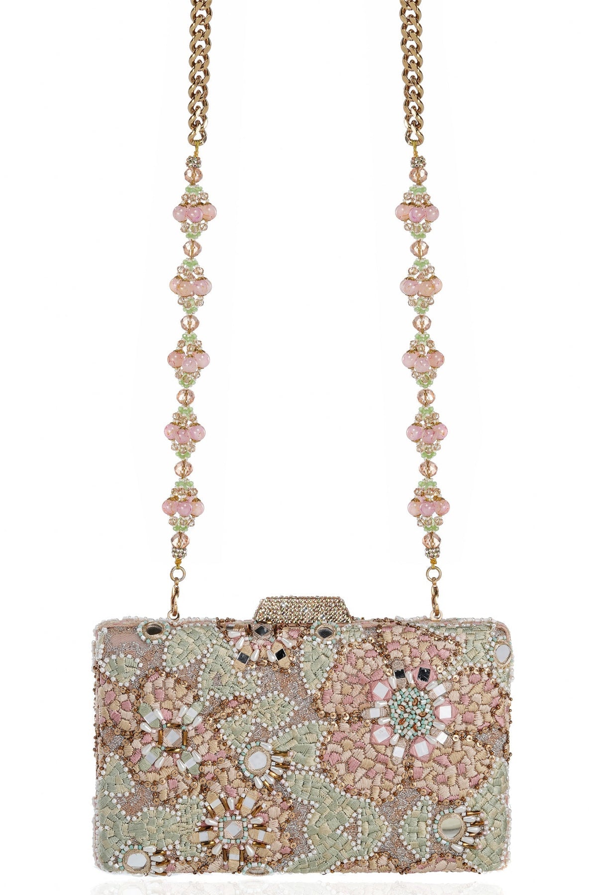 Embroidered Clutch