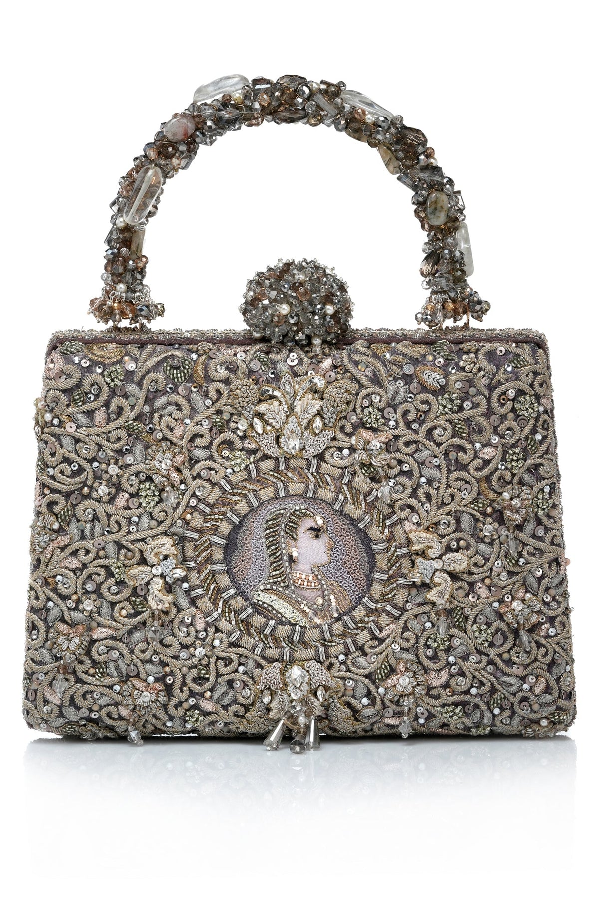 Embroidered Clutch