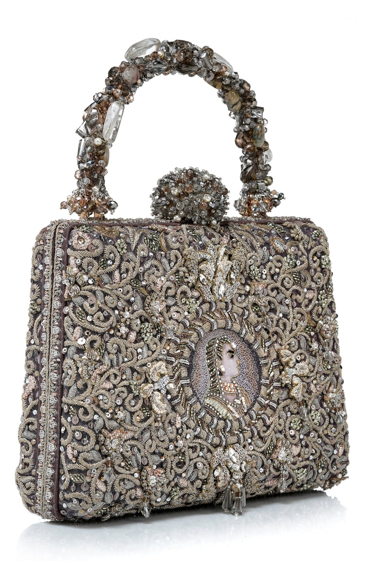 Embroidered Clutch