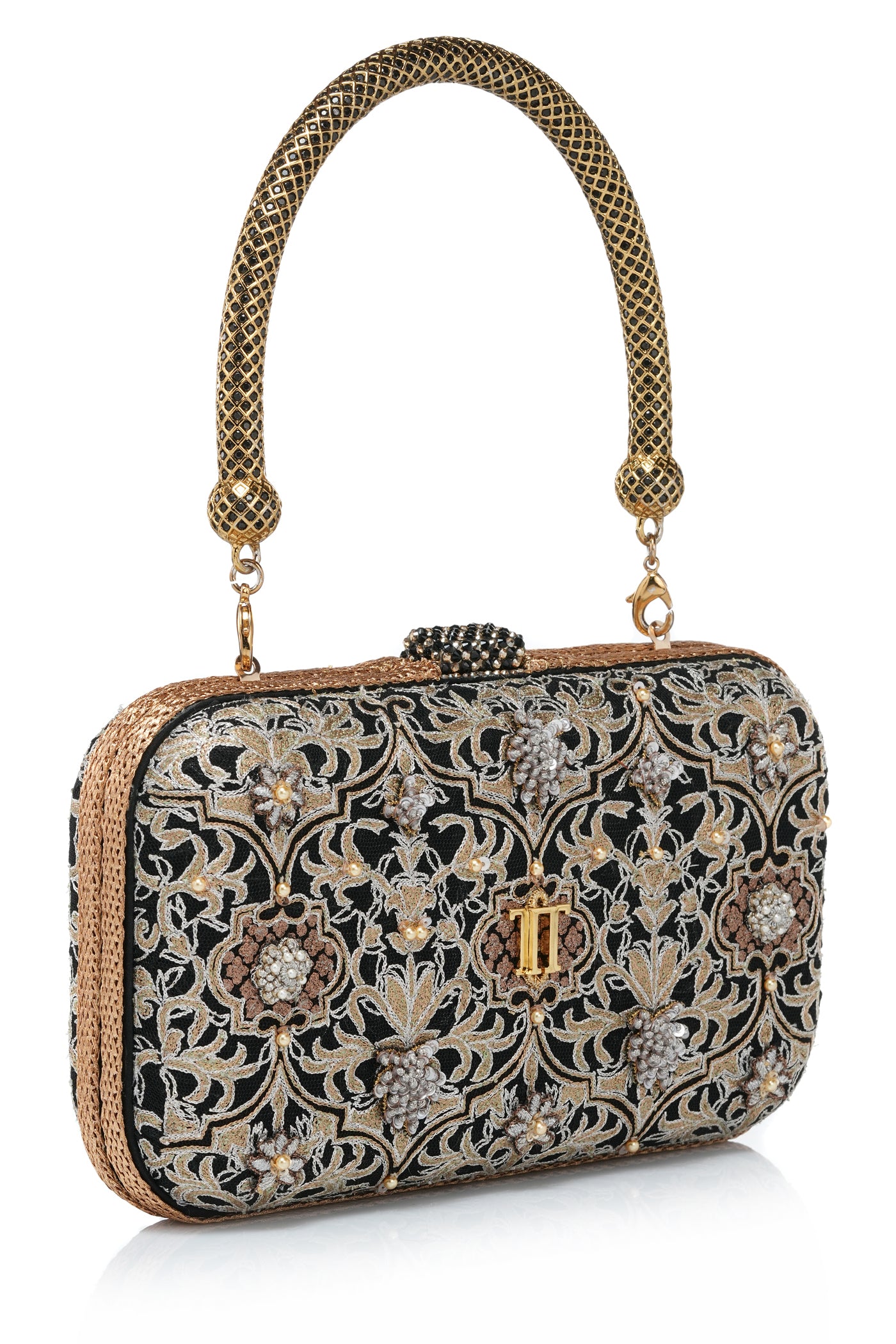 Embroidered Clutch