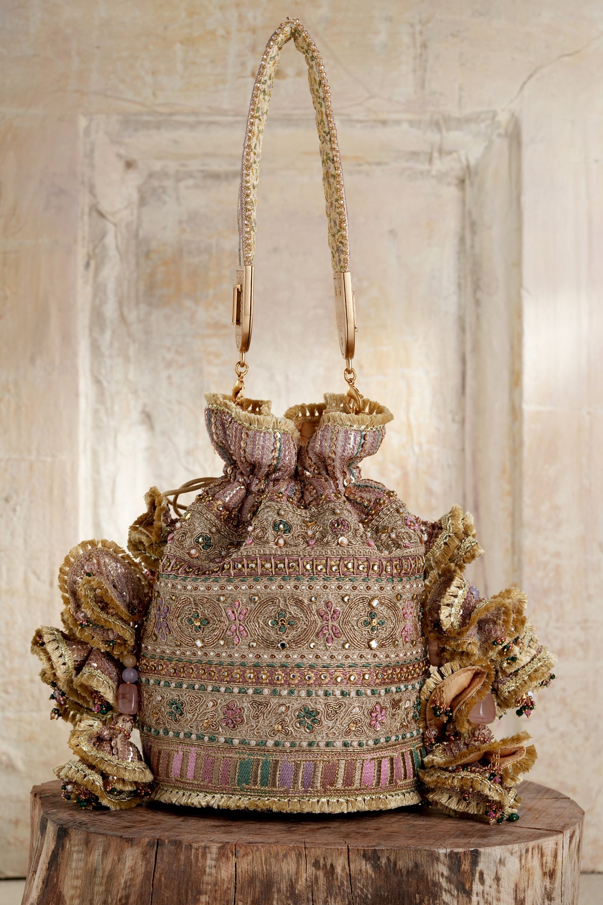 Embroidered Potli