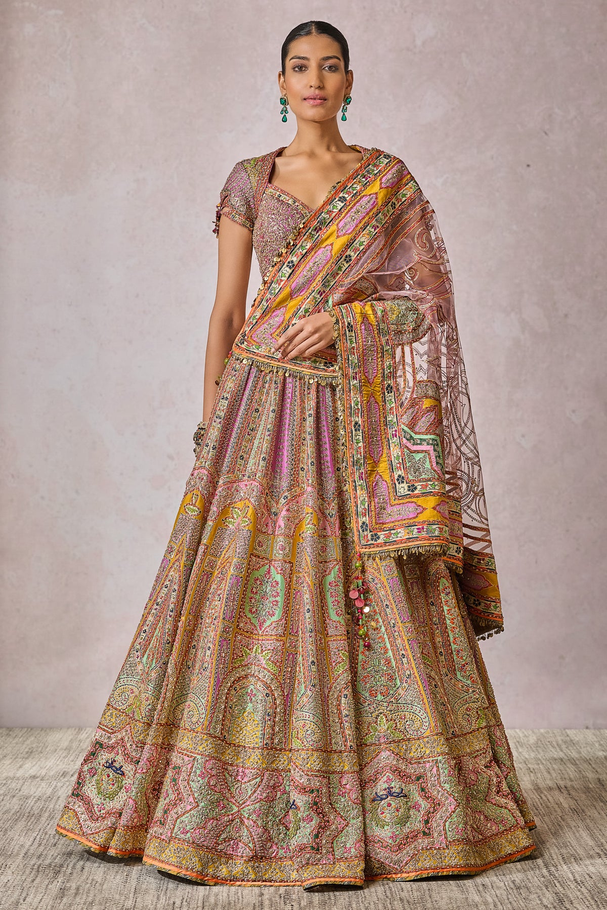 Blouse Dupatta Lehenga Veil