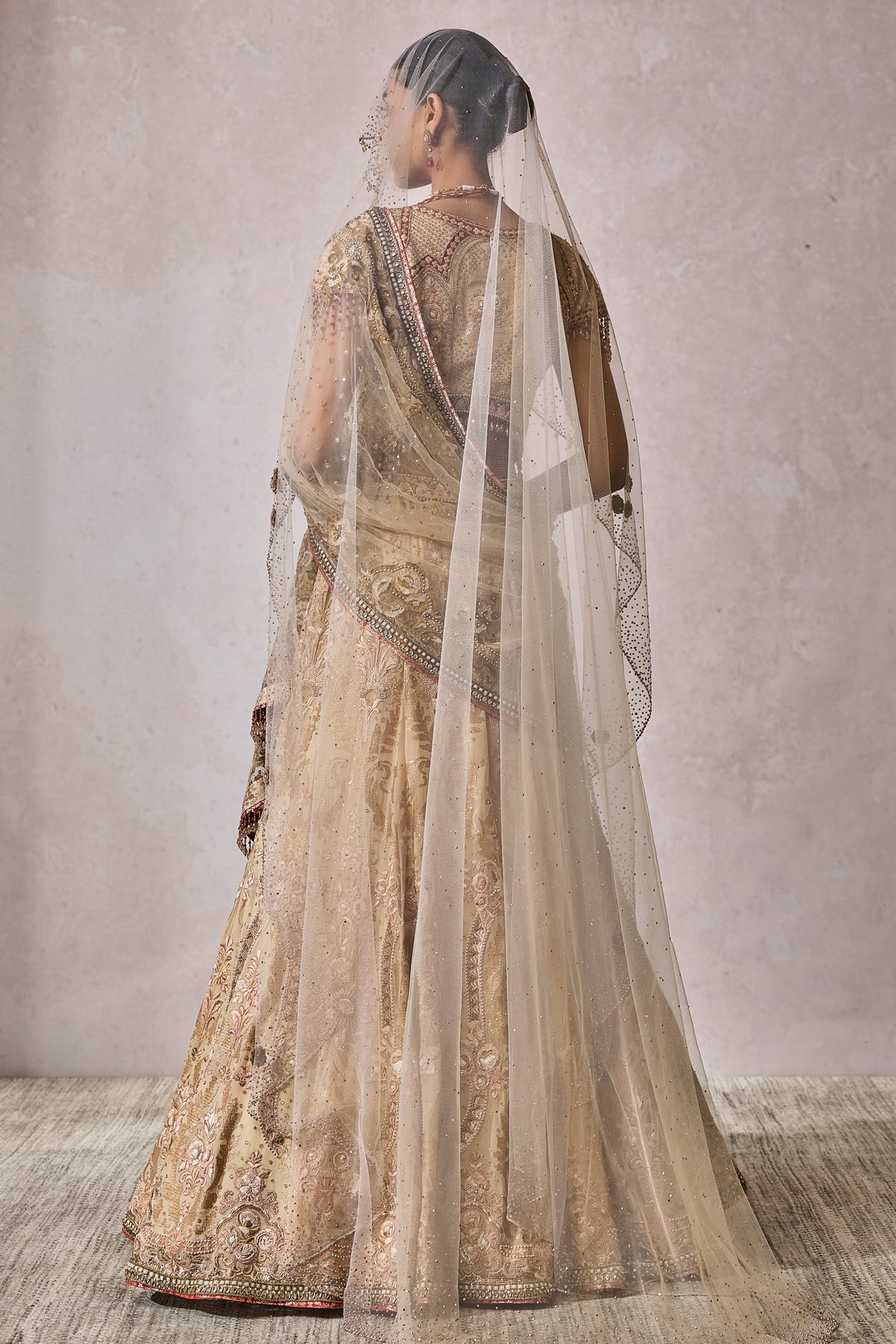 Blouse Lehenga Veil Wings