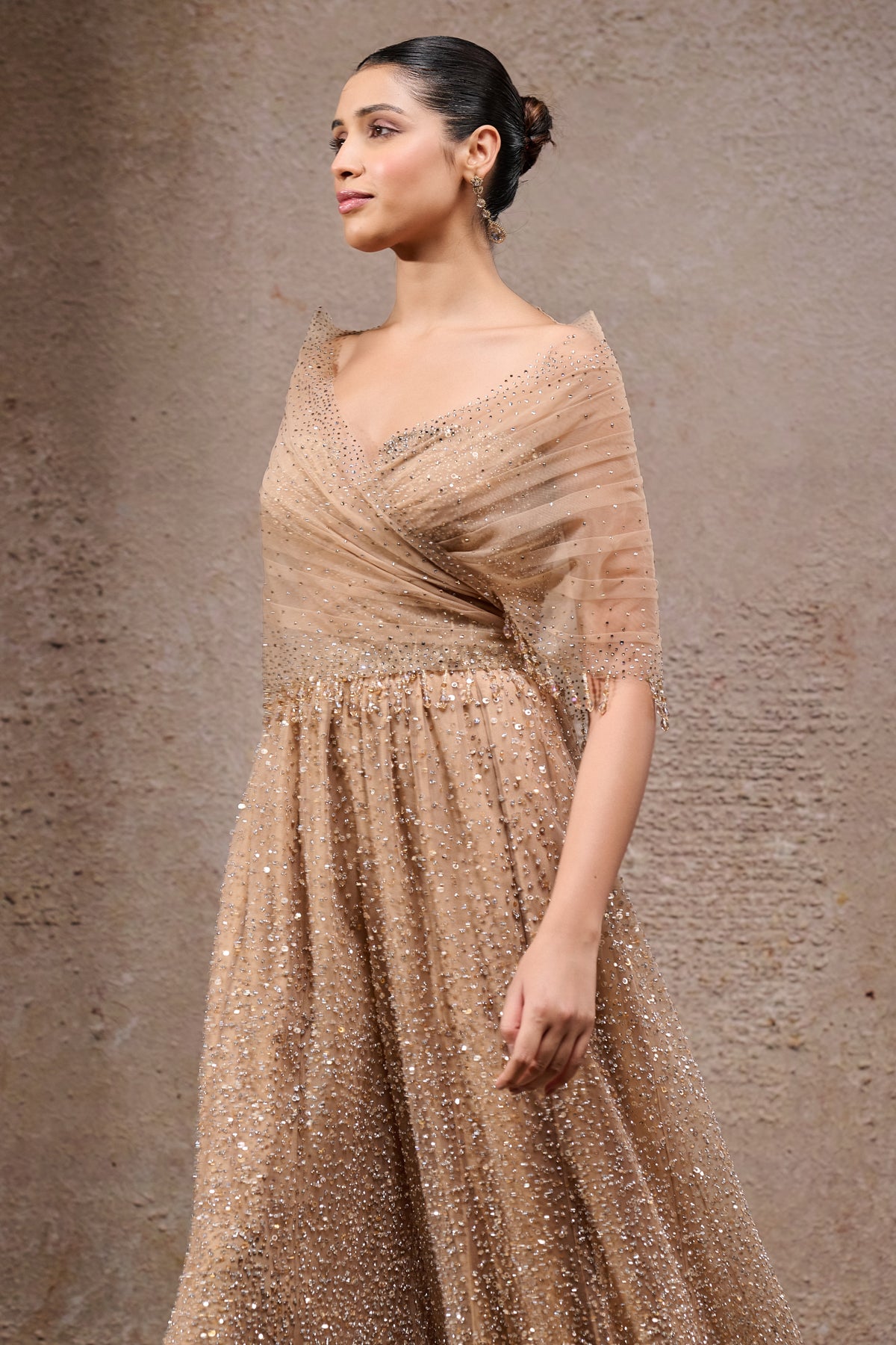 Crystal And Sequin-Embroidered Jumpsuit