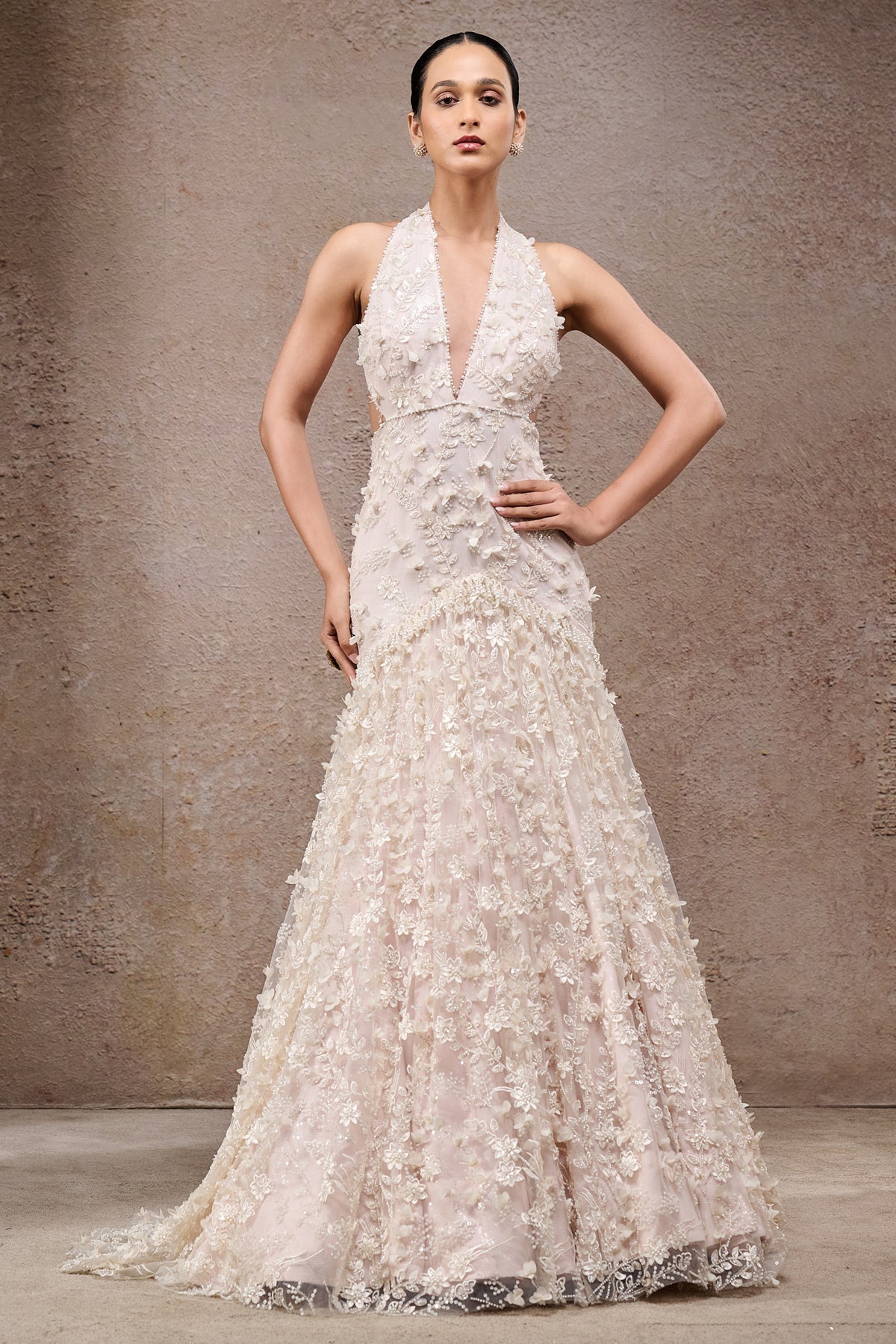 Pearl Fit & Flare Gown