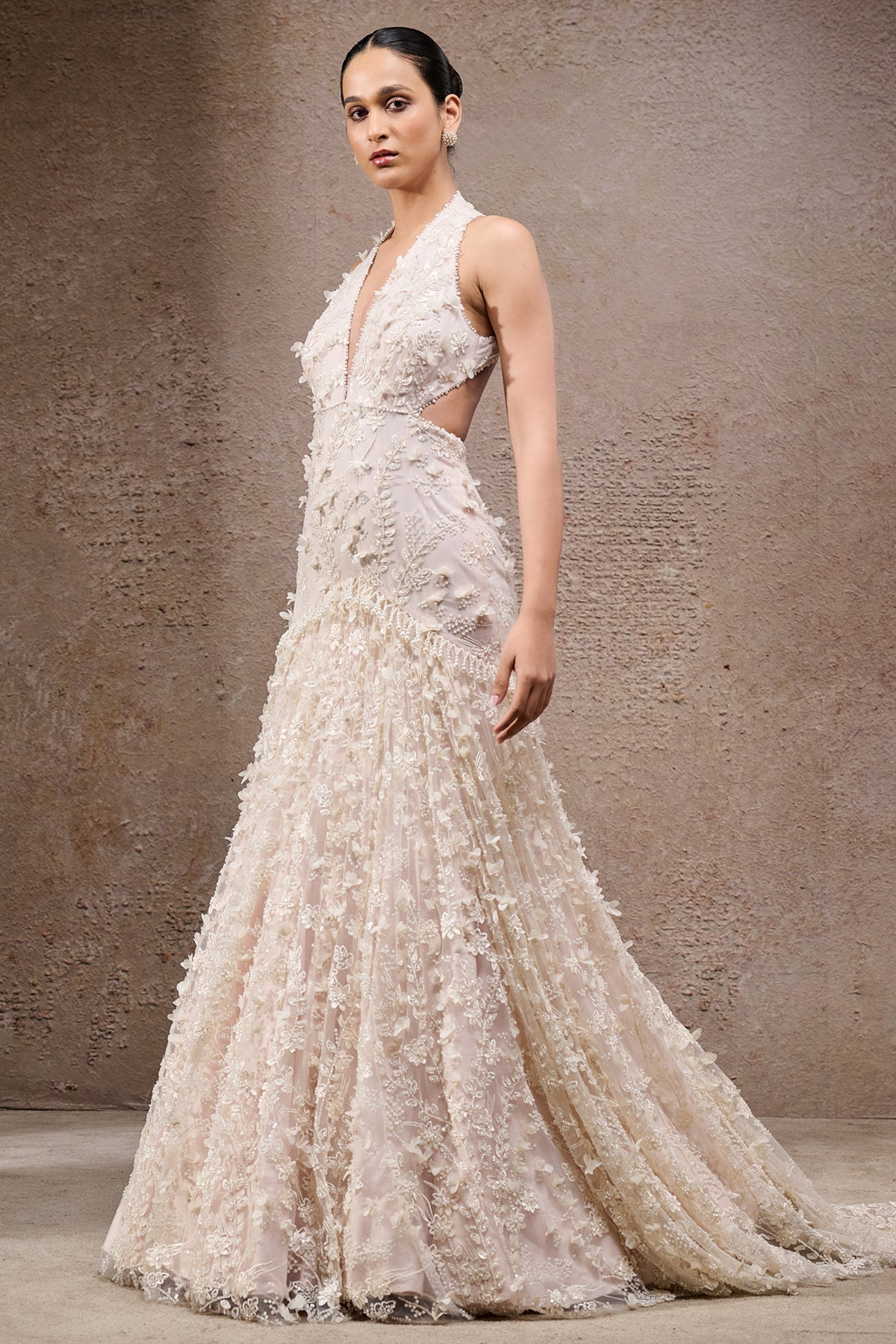 Pearl Fit & Flare Gown