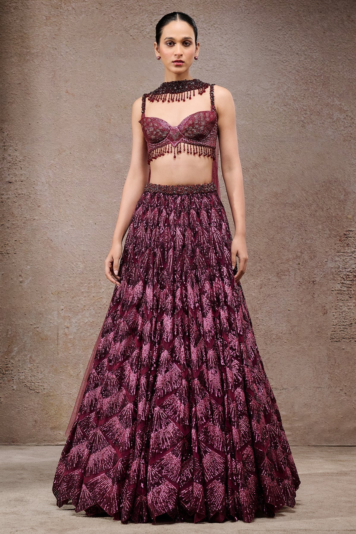 Sequin Embroidered Lehenga