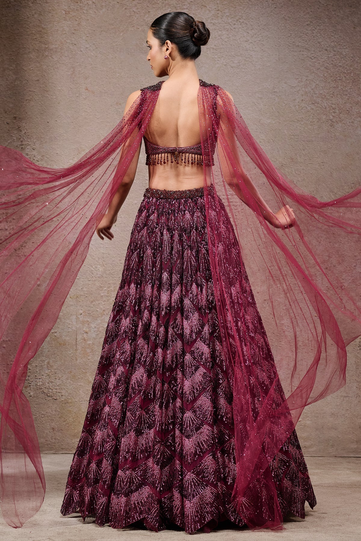 Sequin Embroidered Lehenga