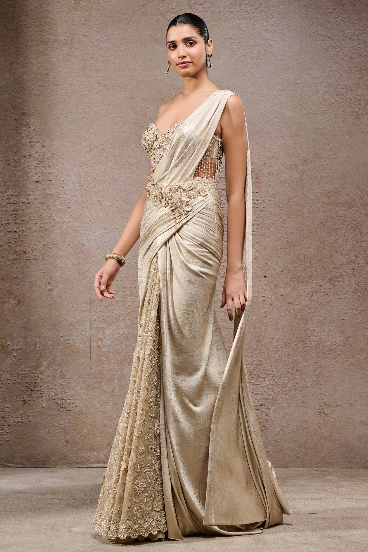 Draped Concept Saree & Corset