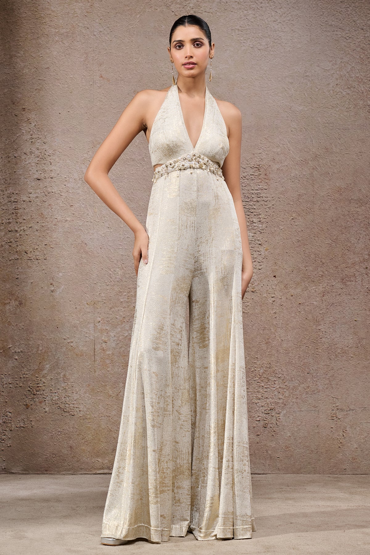 Golden Light Embroidered Jumpsuit Golden Light Embroidered Jumpsuit