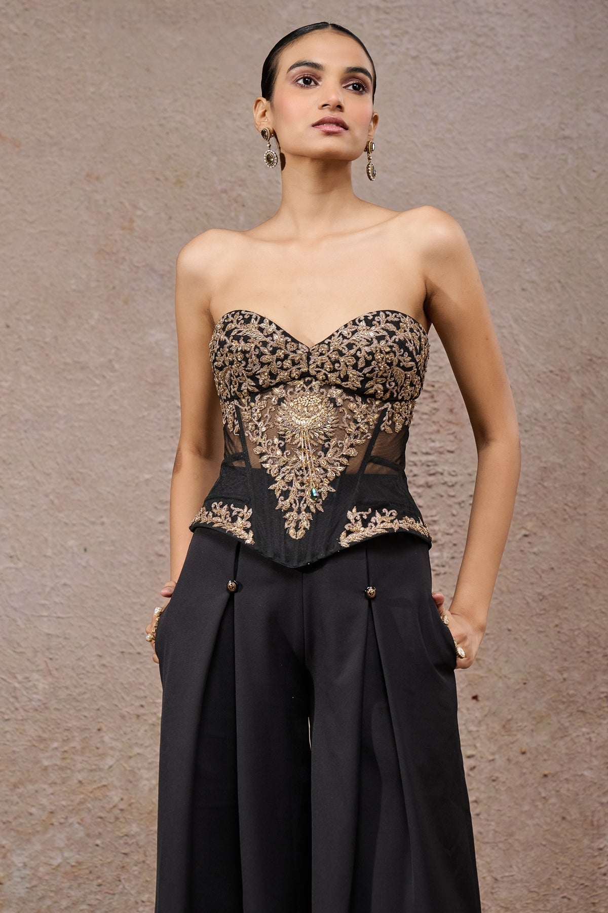 Mughal Jewel Corset & Pants