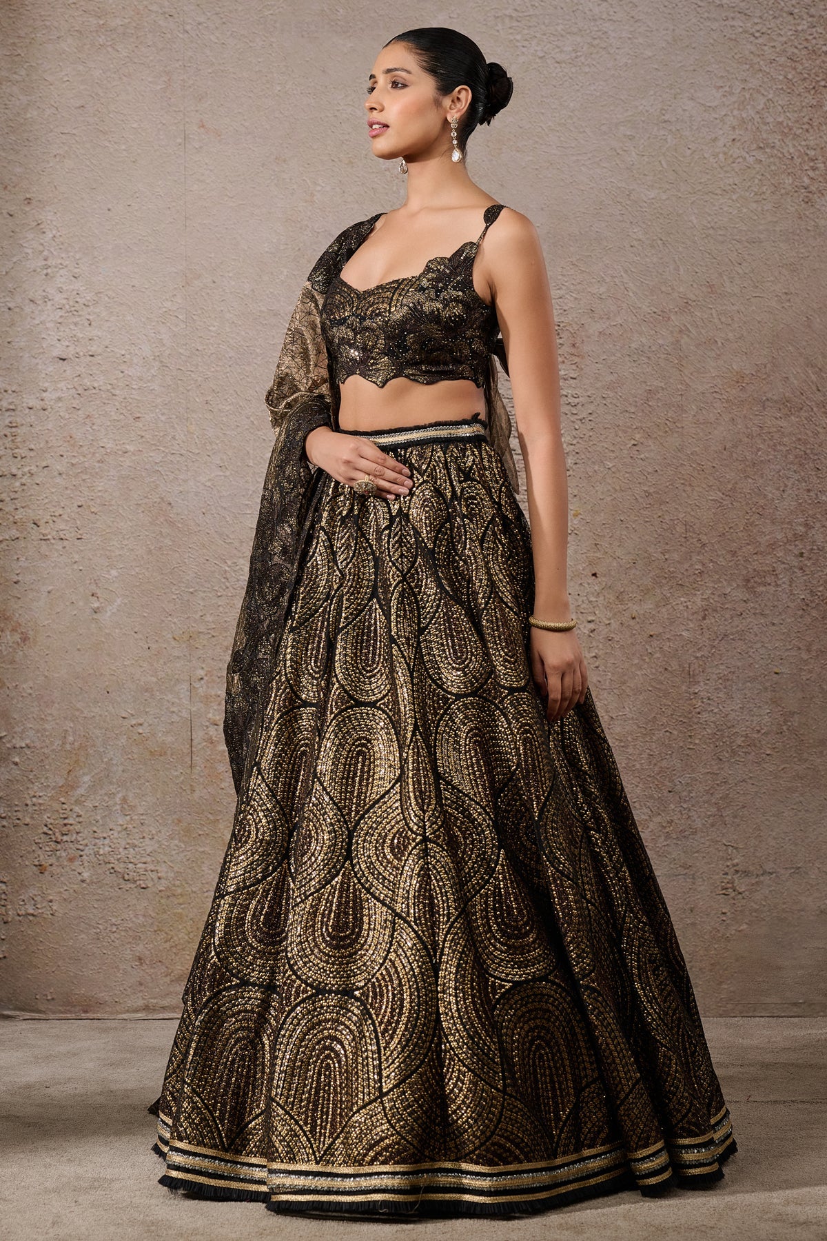 Sequin Embroidered Lehenga