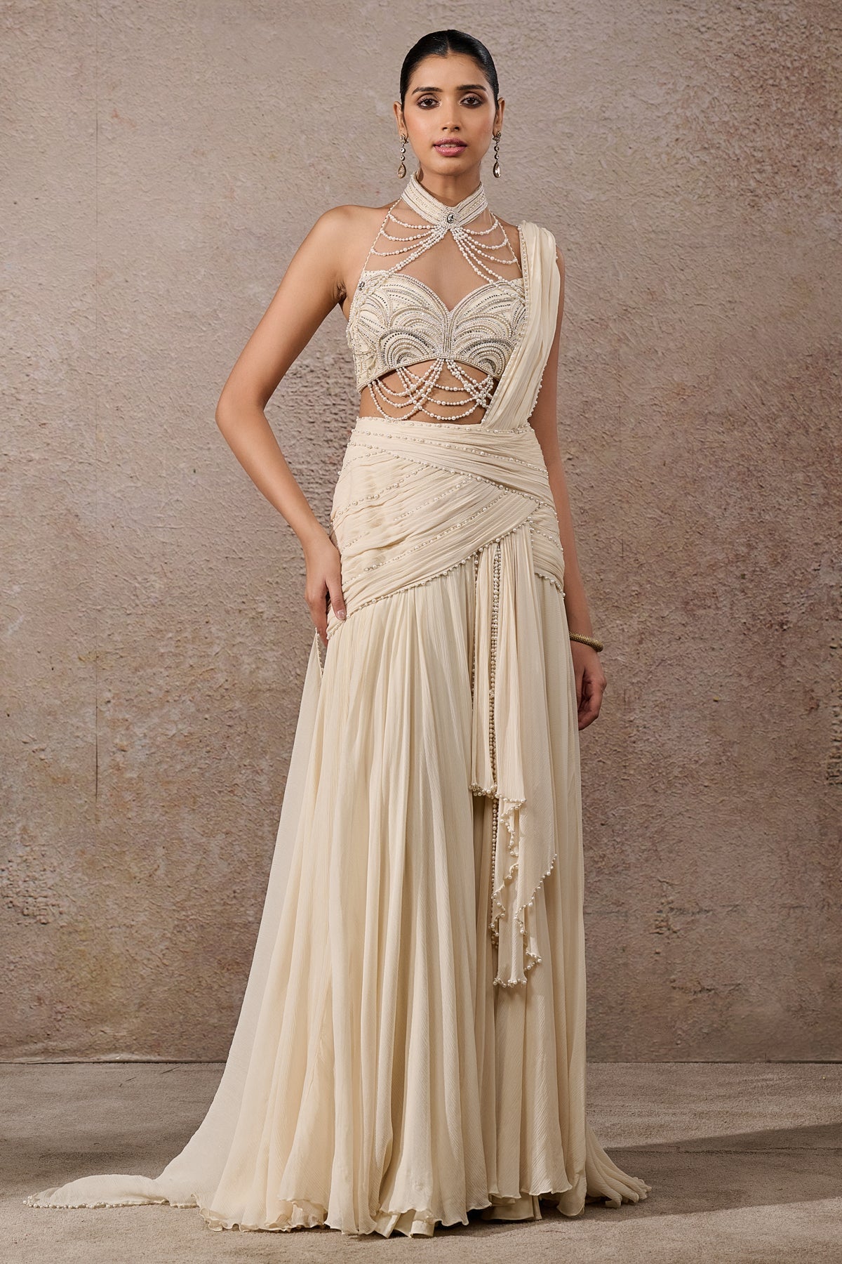 Ombre Pearl Concept Saree