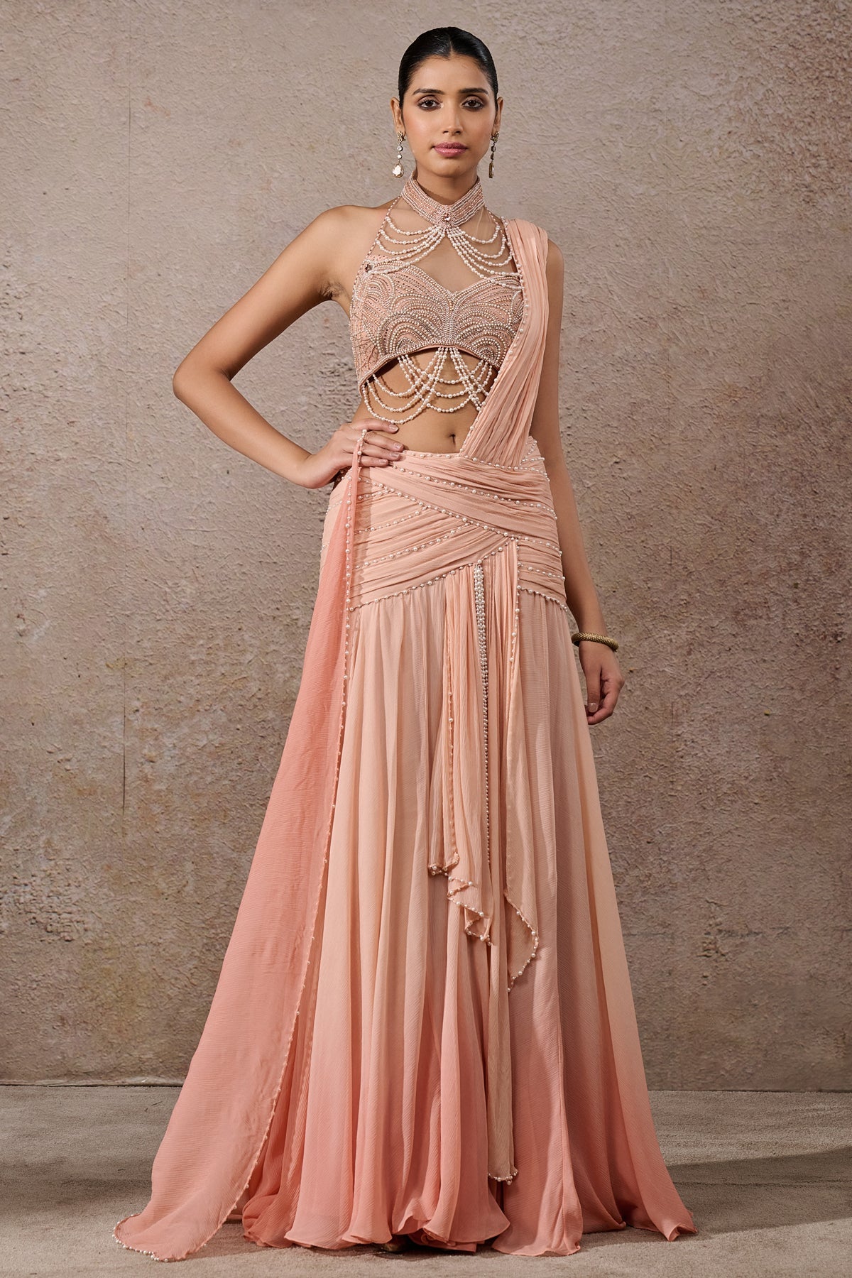 Ombre Pearl Concept Saree