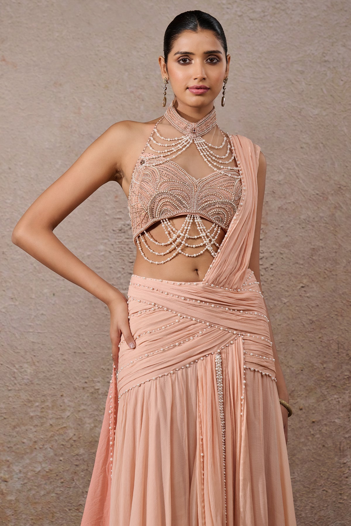 Ombre Pearl Concept Saree