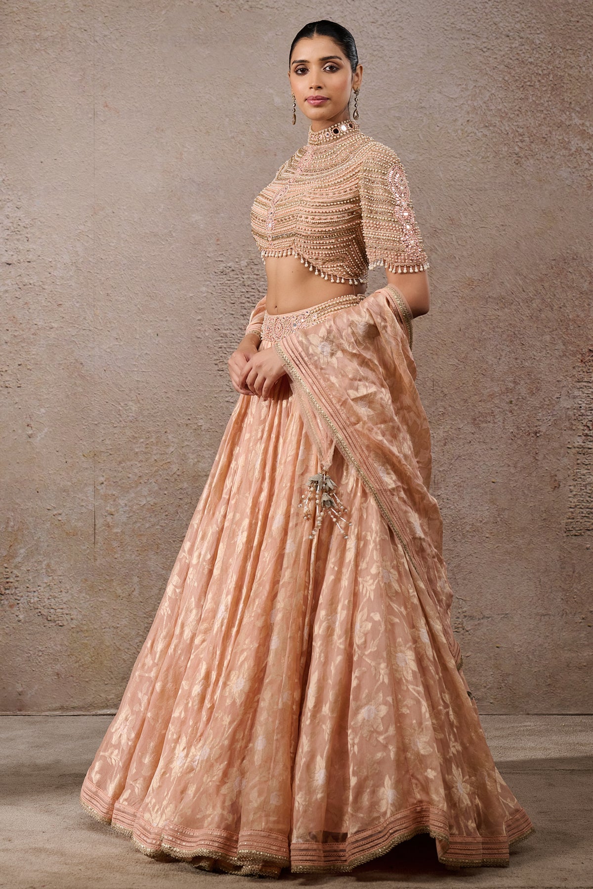 Pearl Textile Lehenga
