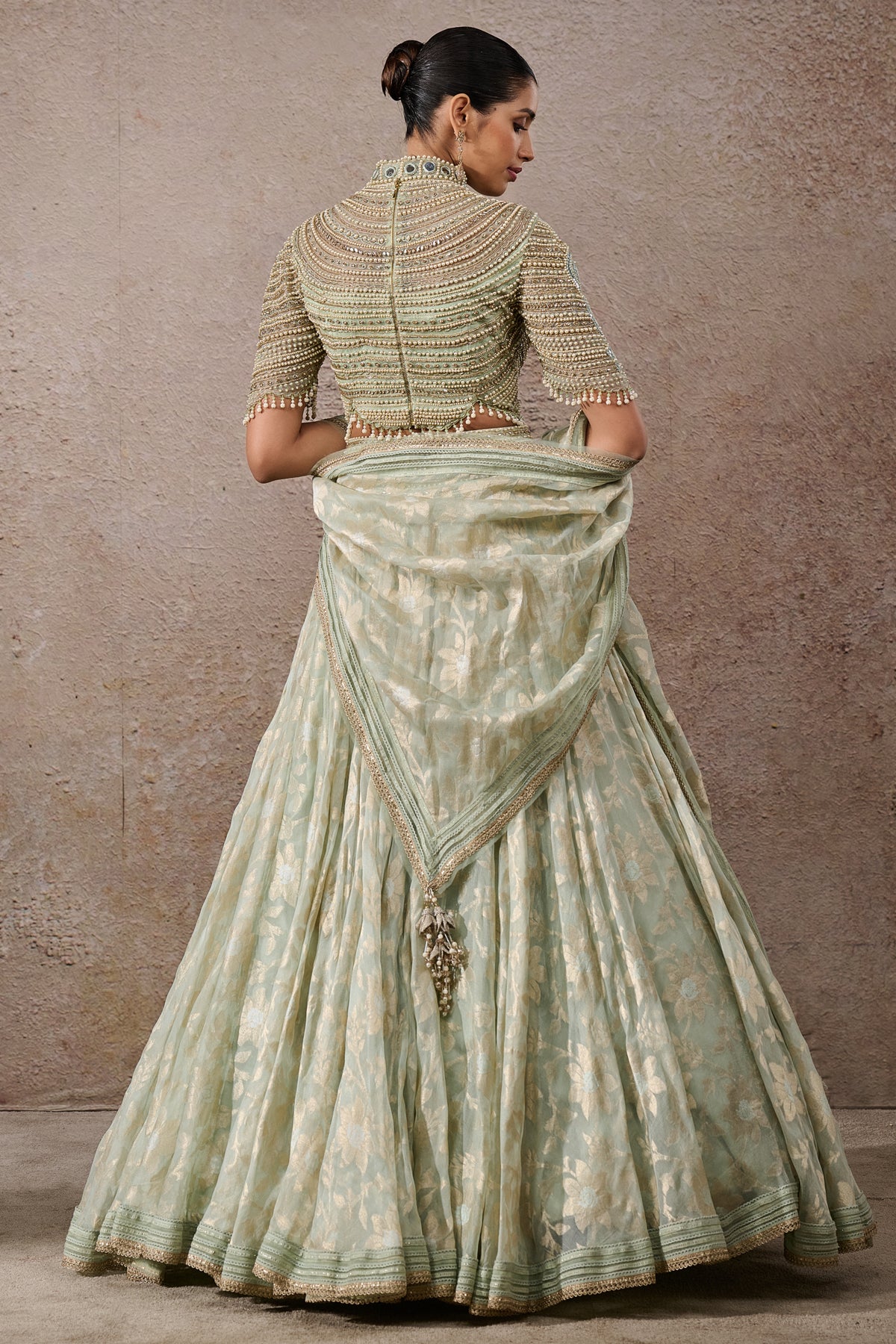 Pearl Textile Lehenga