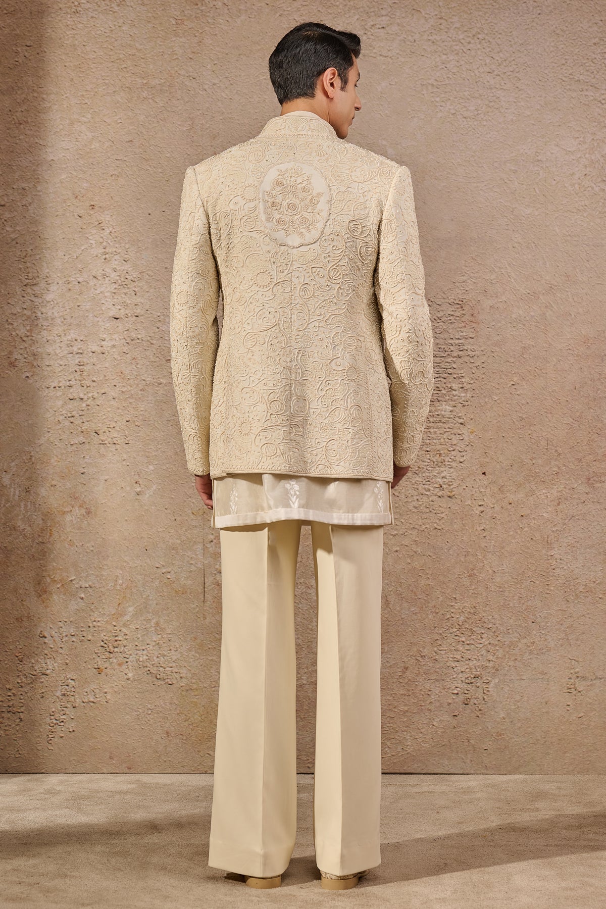 Hand Embroidered Floral & Paisley Bandhgala