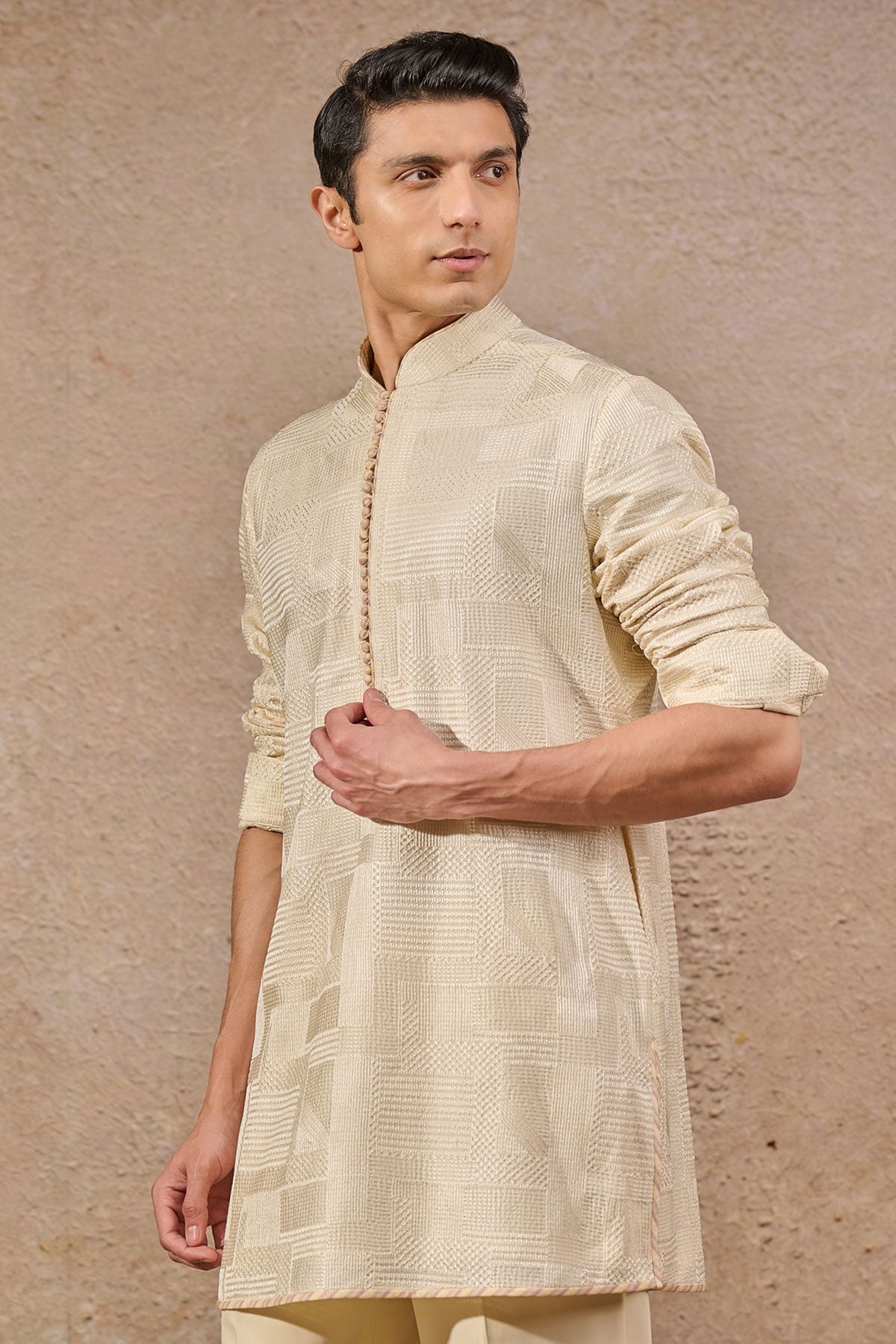 Abstract Resham Embroidered Bandhgala