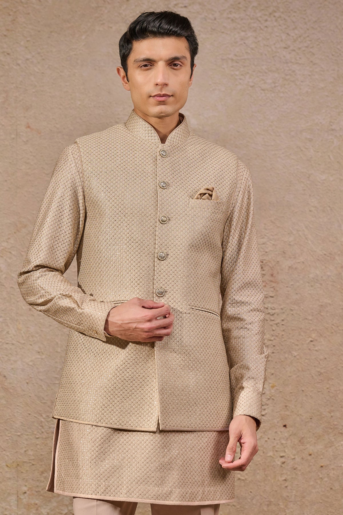 Classic Textured Waistcoat