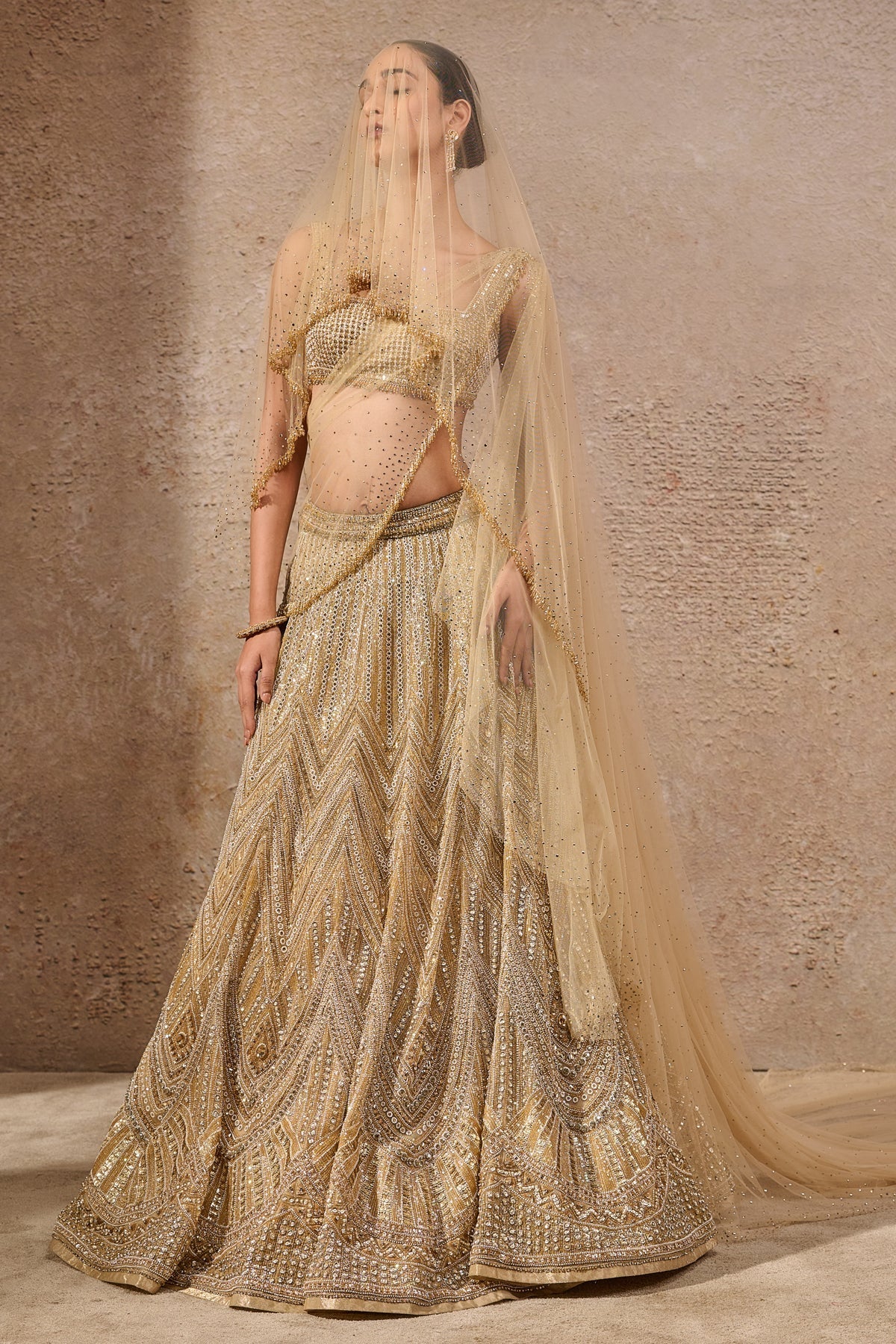 Timeless Stone & Sequin Studded Lehenga