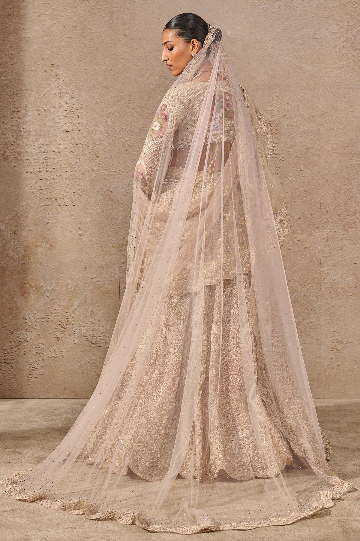 Resham Embroidered Lehenga