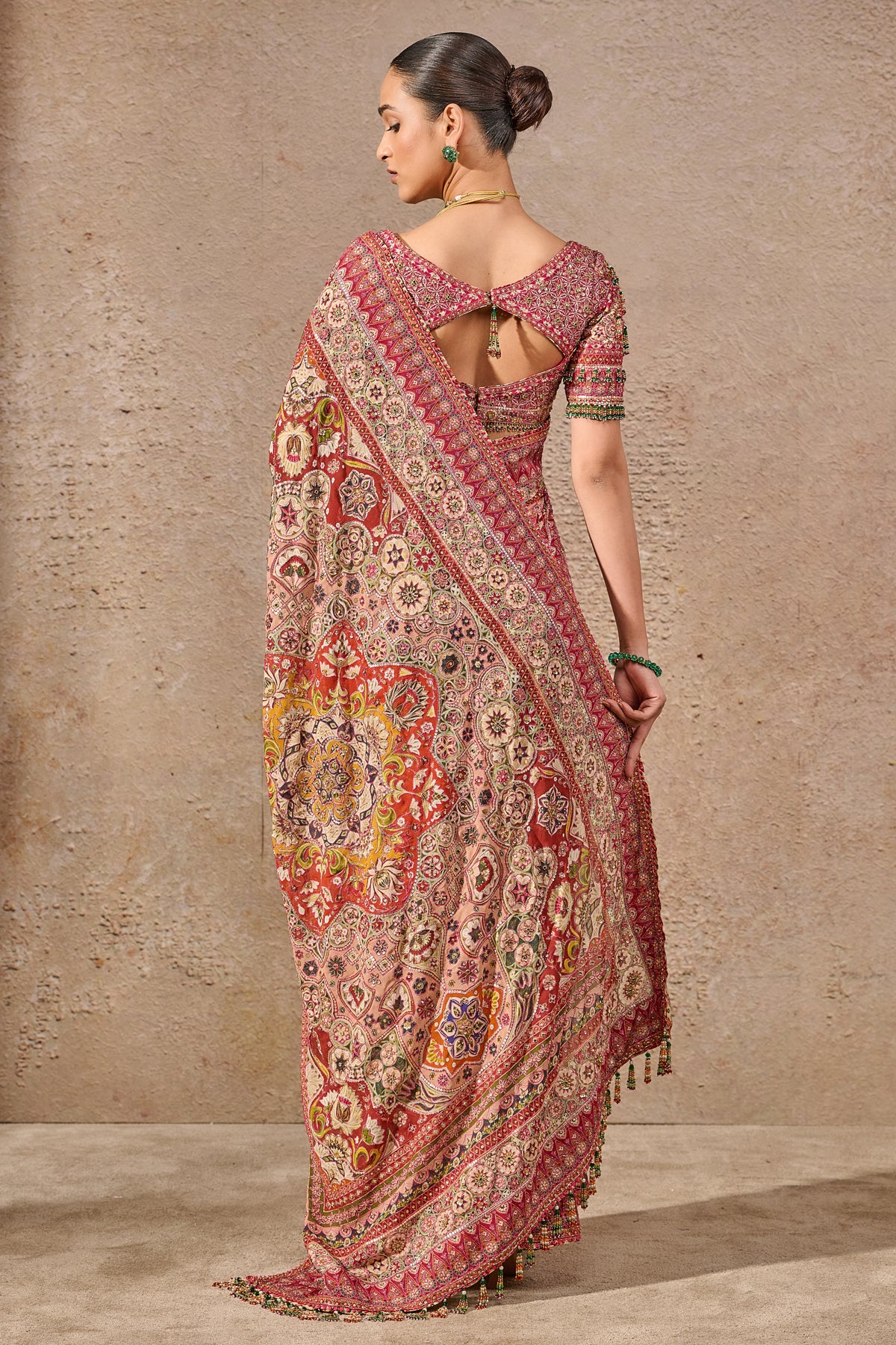 Timeless Kashida Embroidered Saree