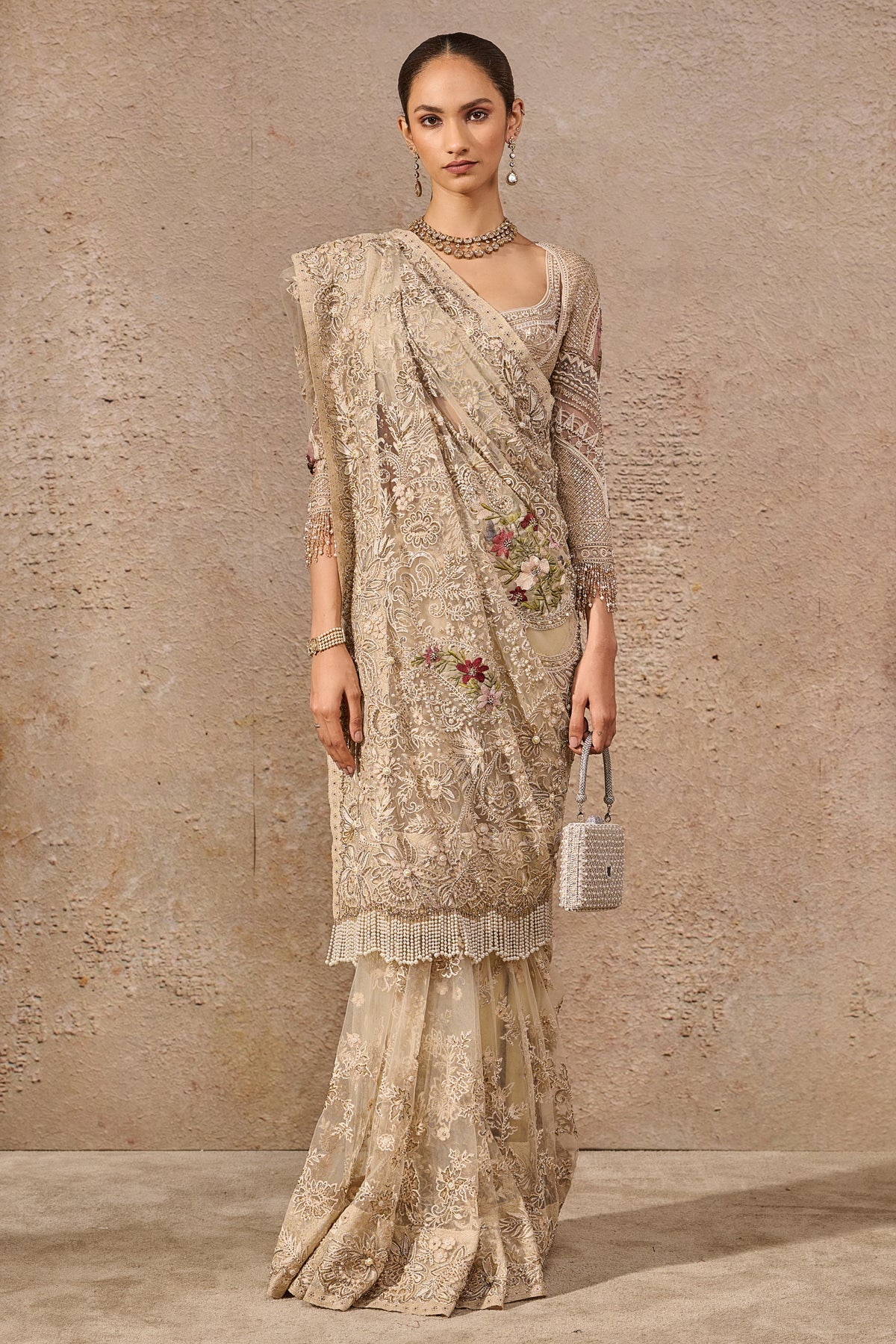 Timeless Resham Embroidered Saree